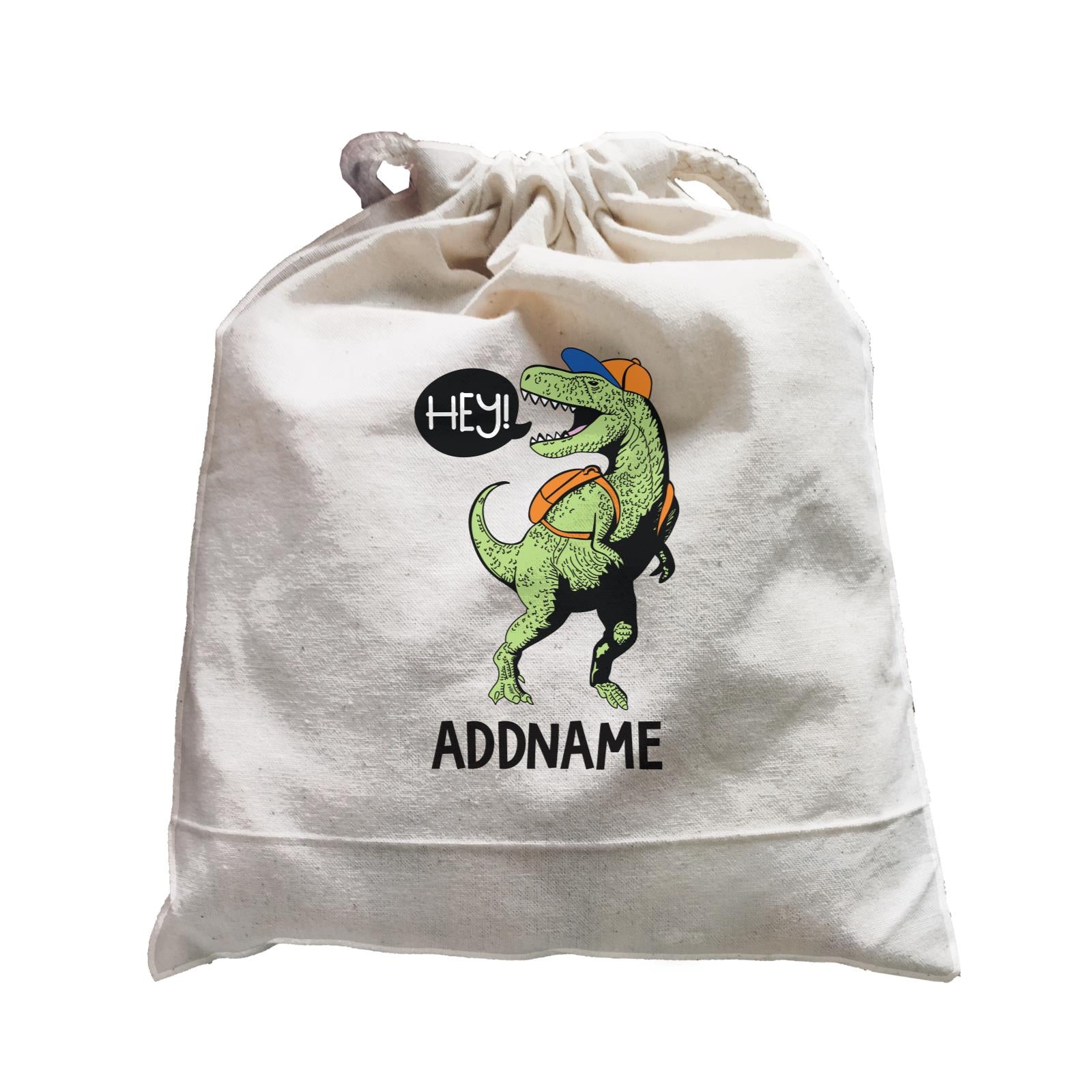 Cool Vibrant Series Hey Dinosaur With Back Pack Addname Satchel