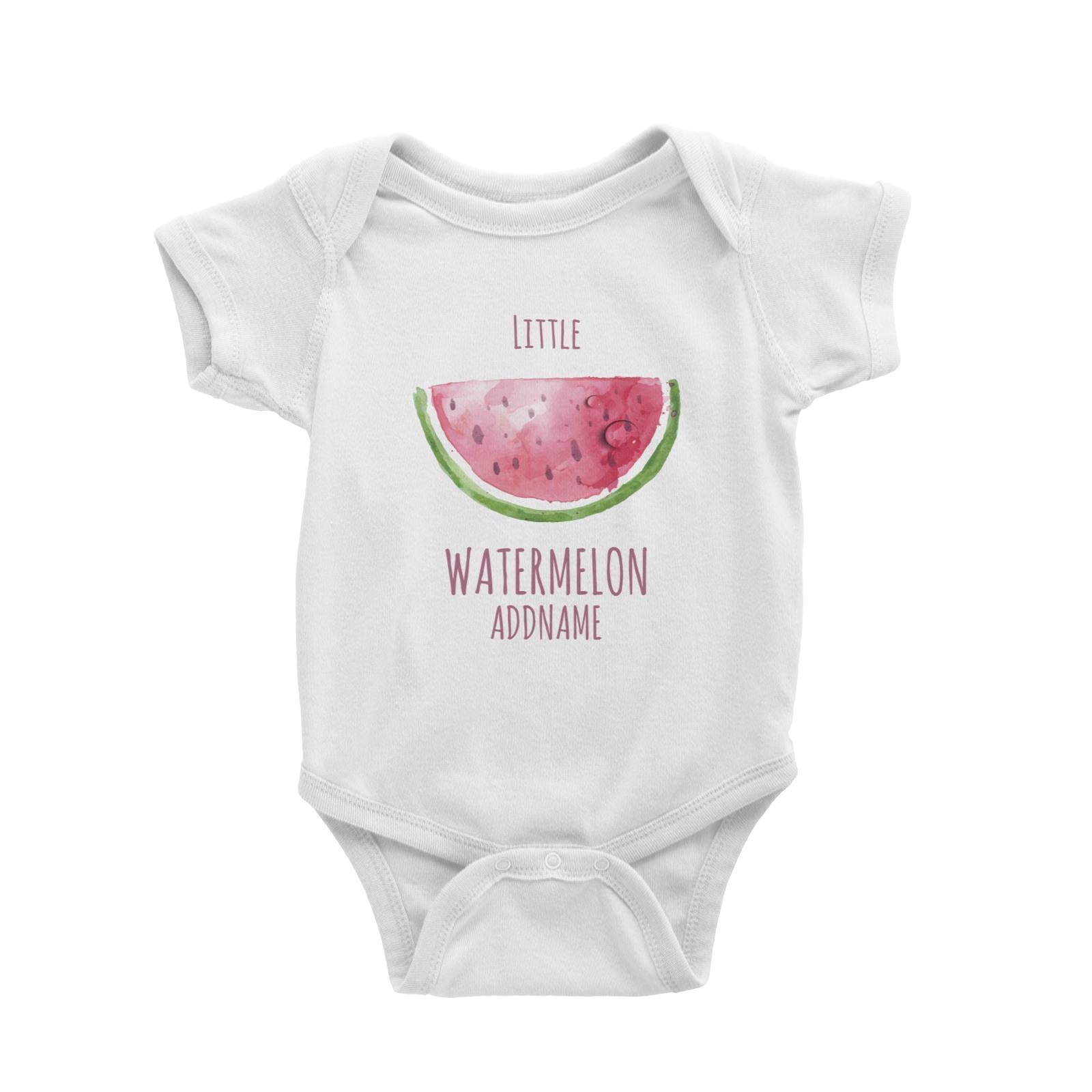 Little Watermelon White Baby Romper