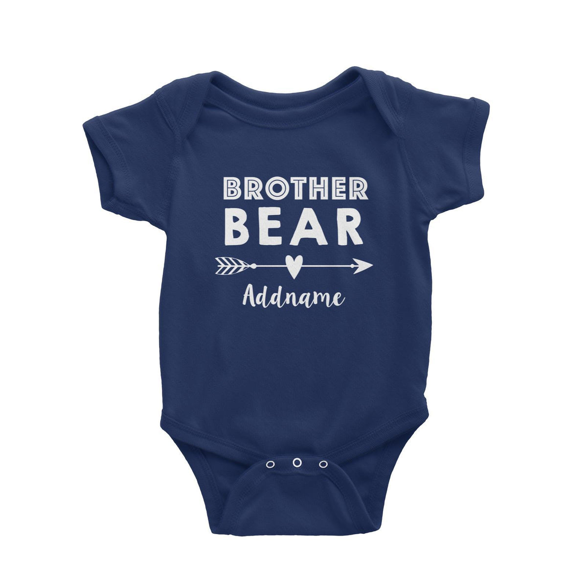 Brother Bear Addname Baby Romper  Matching Family Personalizable Designs