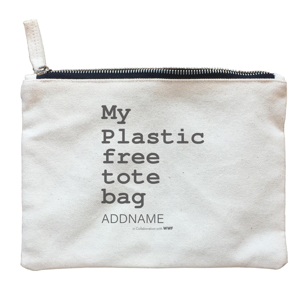 My Plastic Free Grocery Bag Addname Zipper Pouch