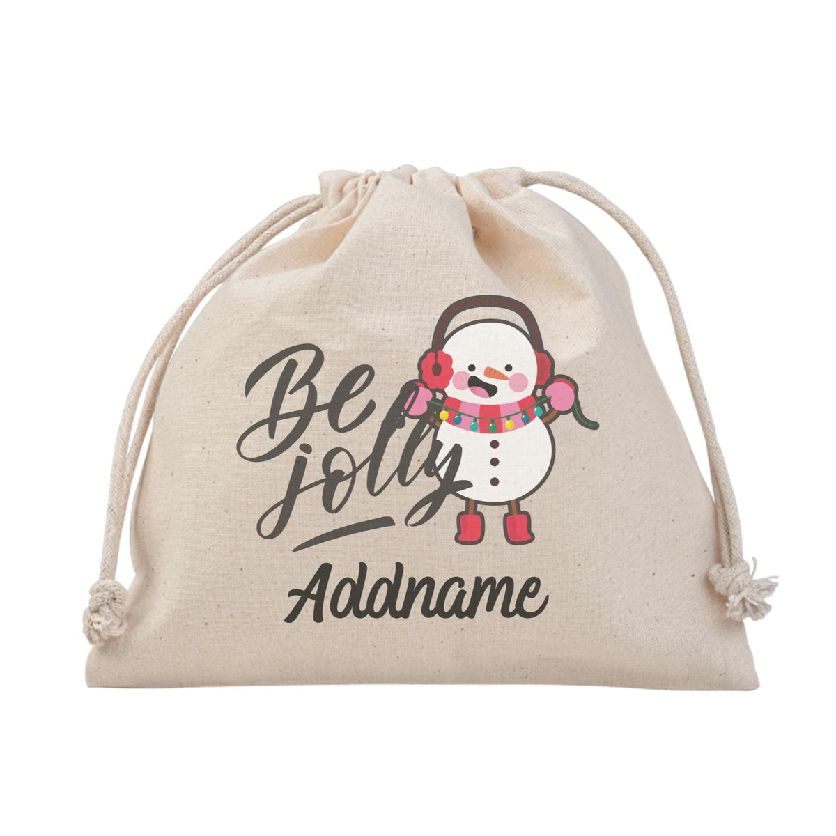 Christmas Series Happy Snowman Be Jolly Satchel