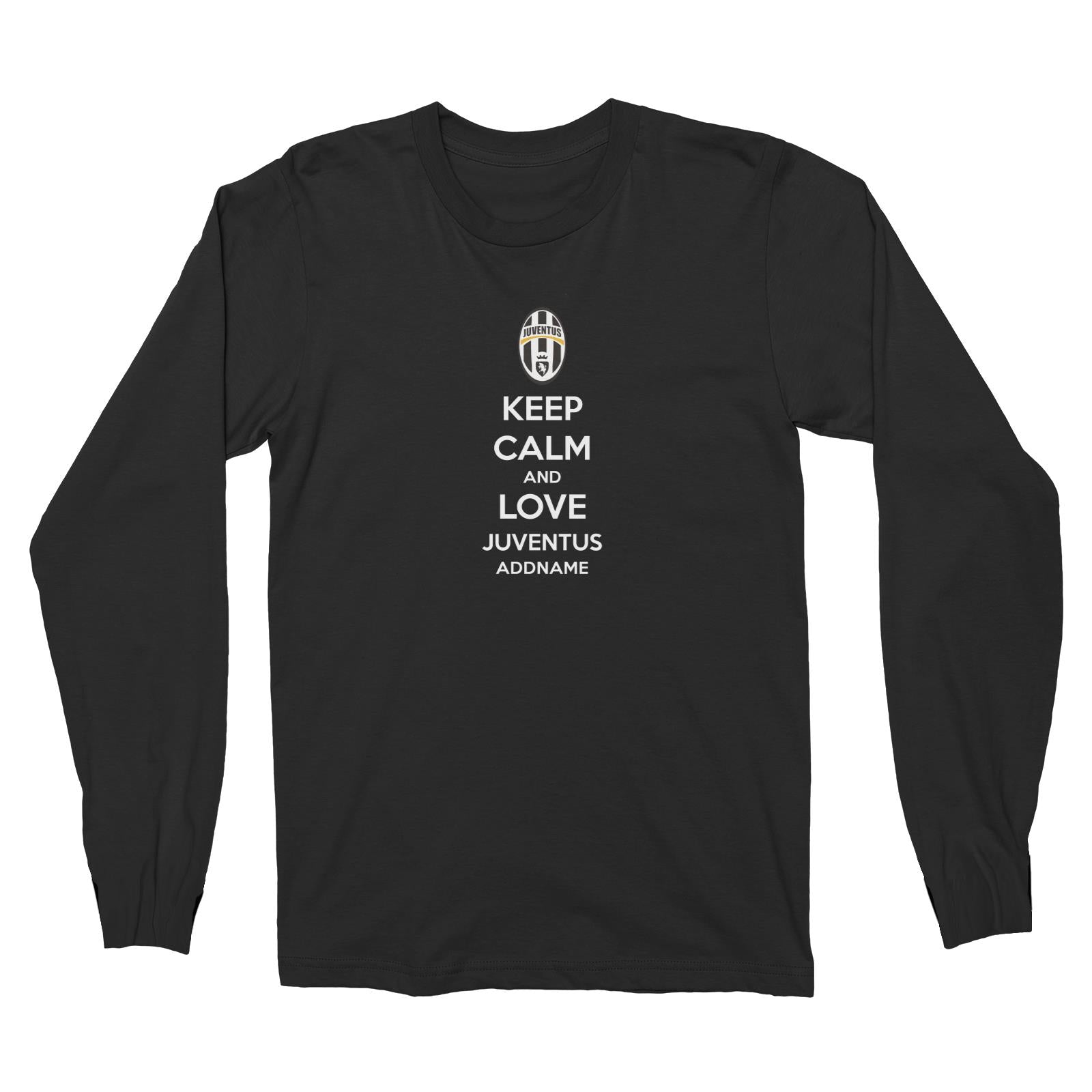 Juventus Football Keep Calm And Love Serires Addname Unisex T-Shirt