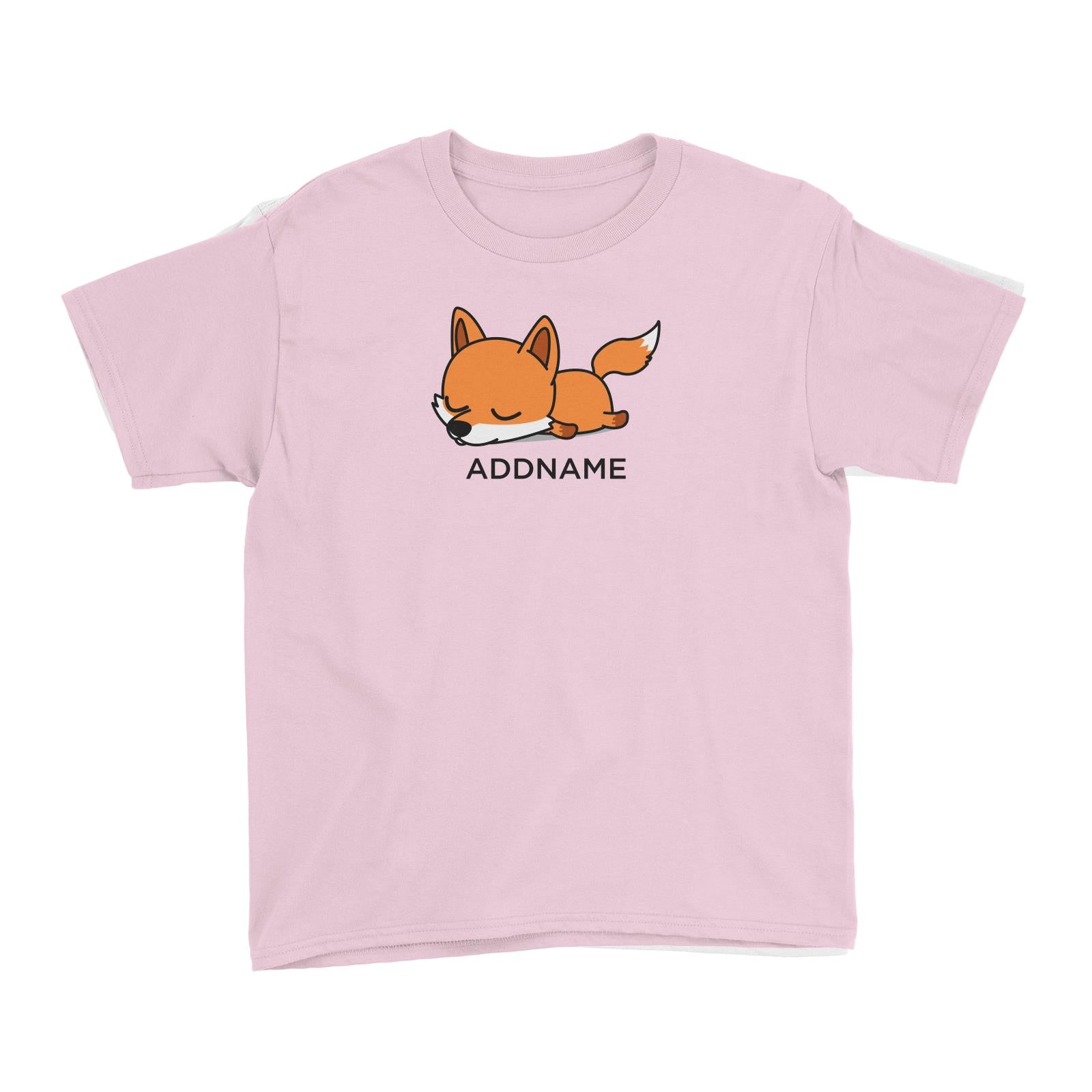 Lazy Fox Addname Kid's T-Shirt