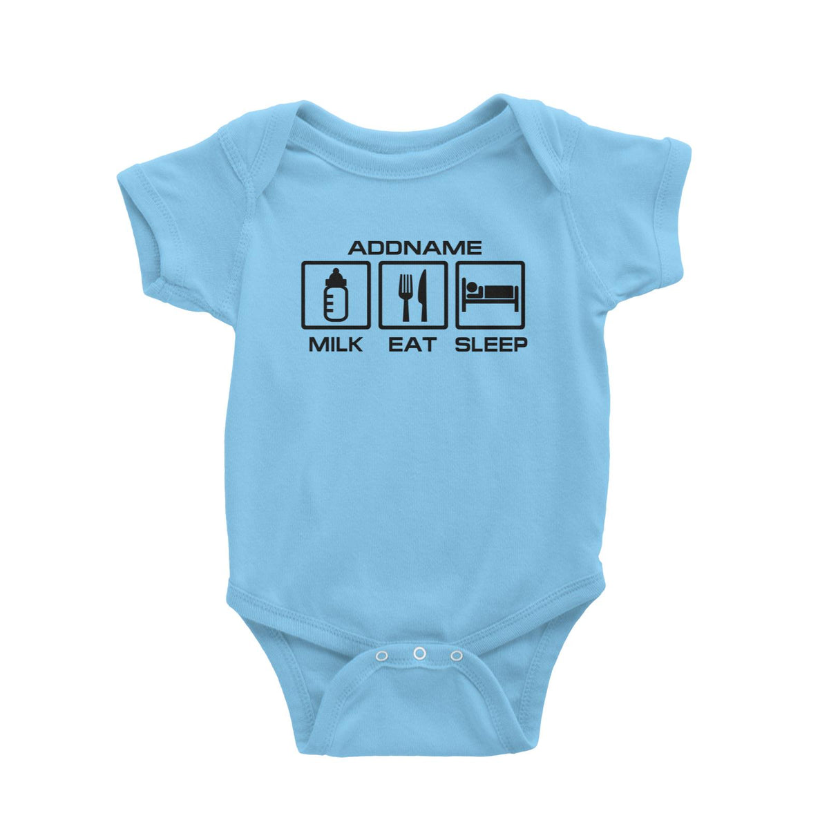 Milk Eat Sleep Baby Romper