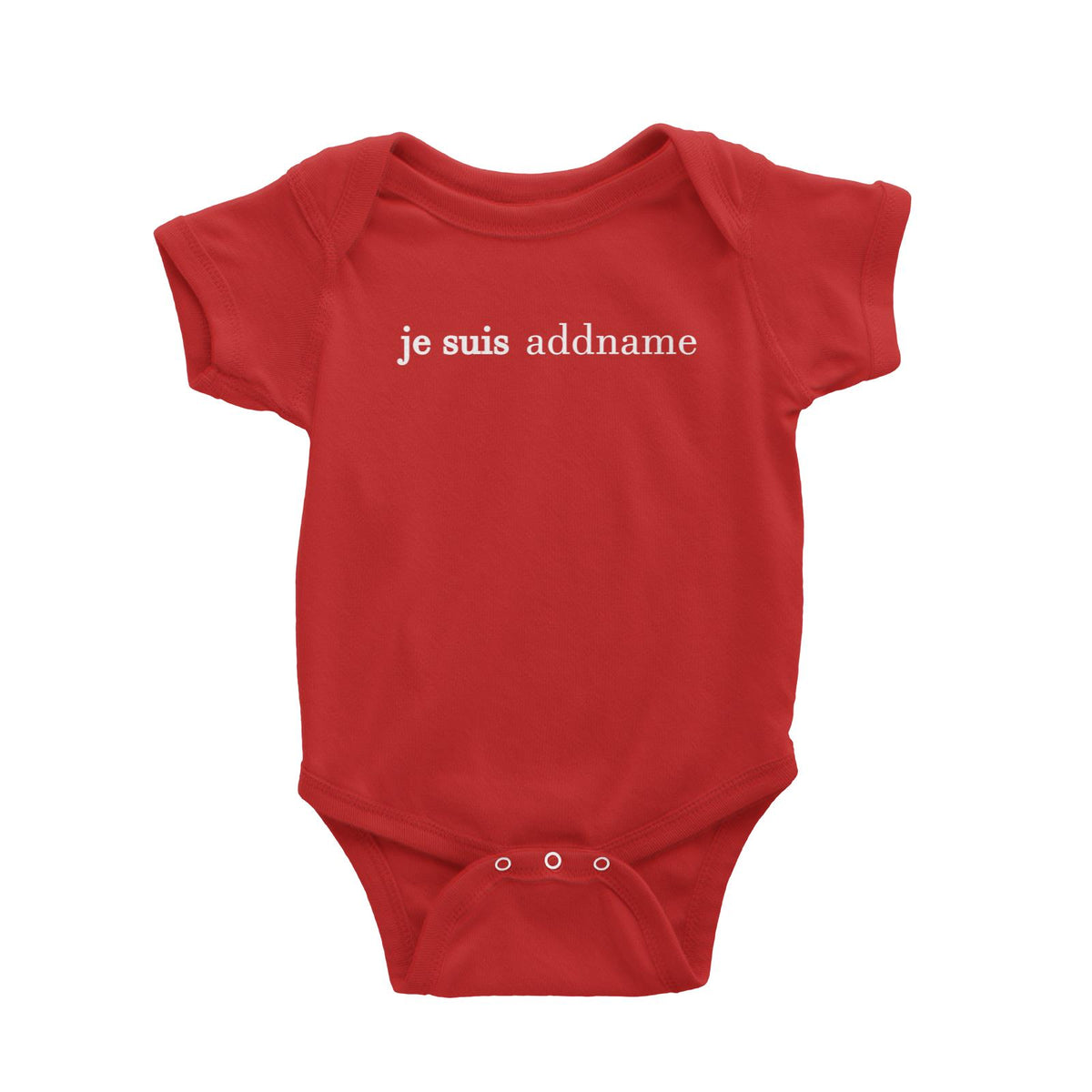 Streetwear Je Suis Addname Baby Romper