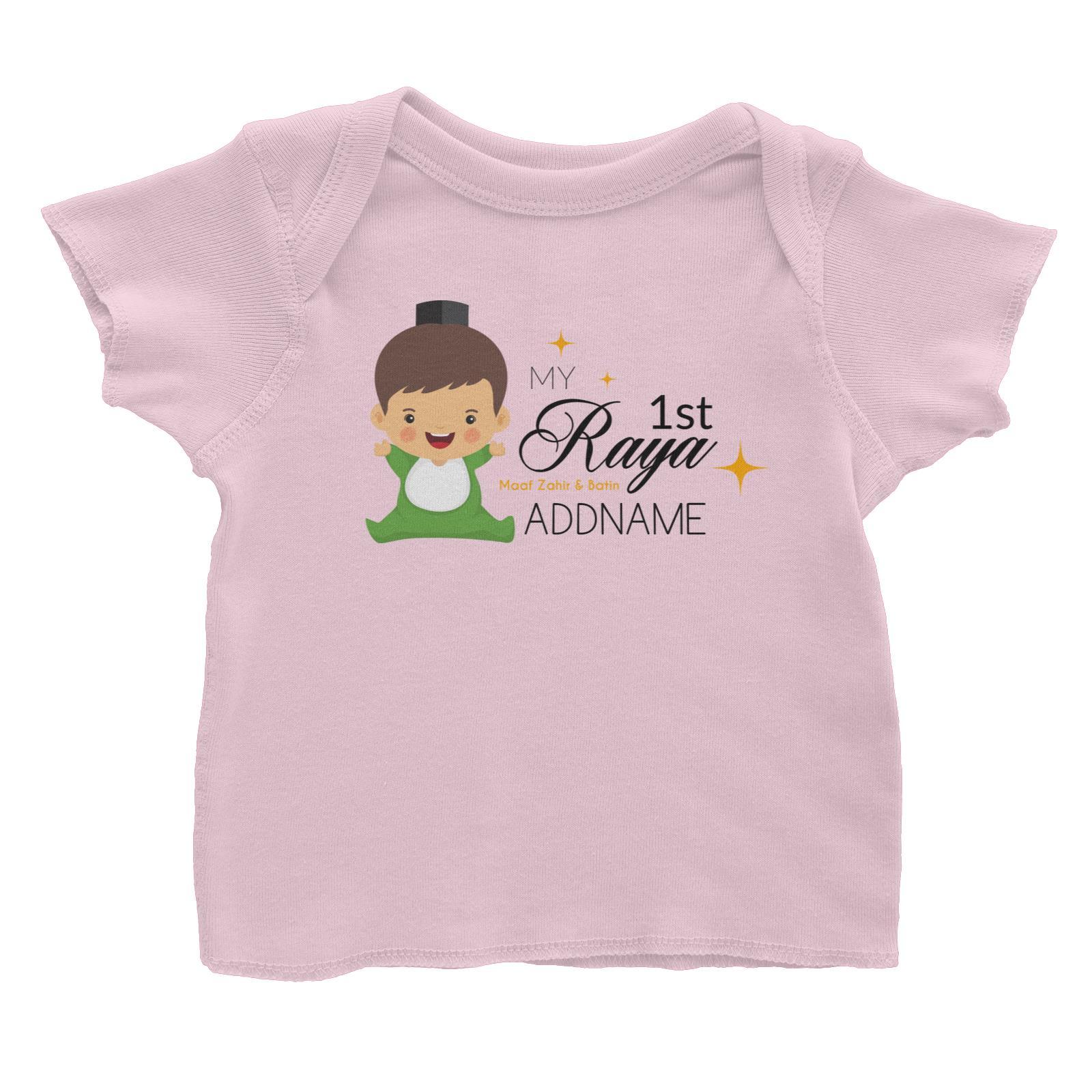 My 1st Raya Baby Boy Baby T-Shirt  Personalizable Designs Sweet Character