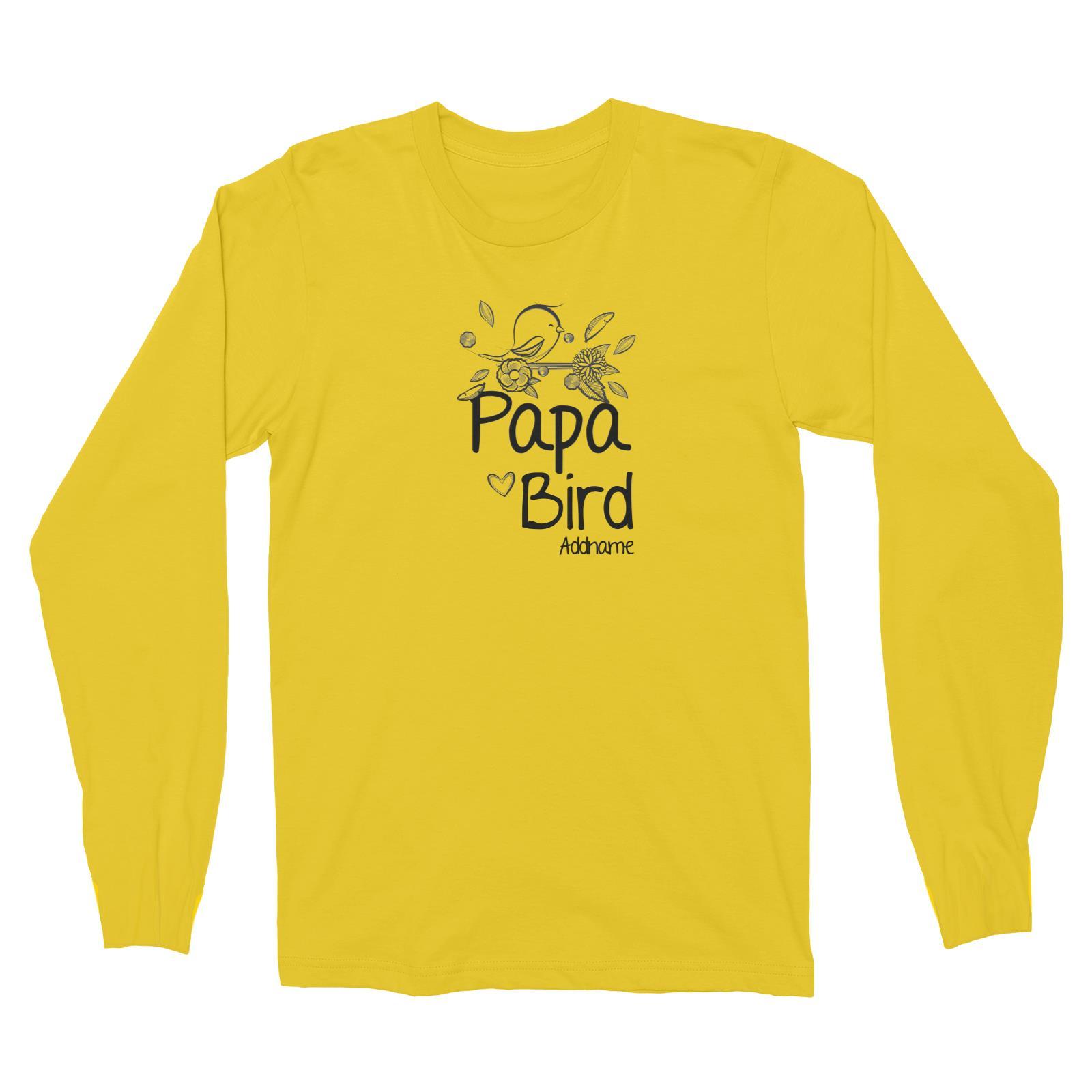 Papa Bird Long Sleeve Unisex T-Shirt