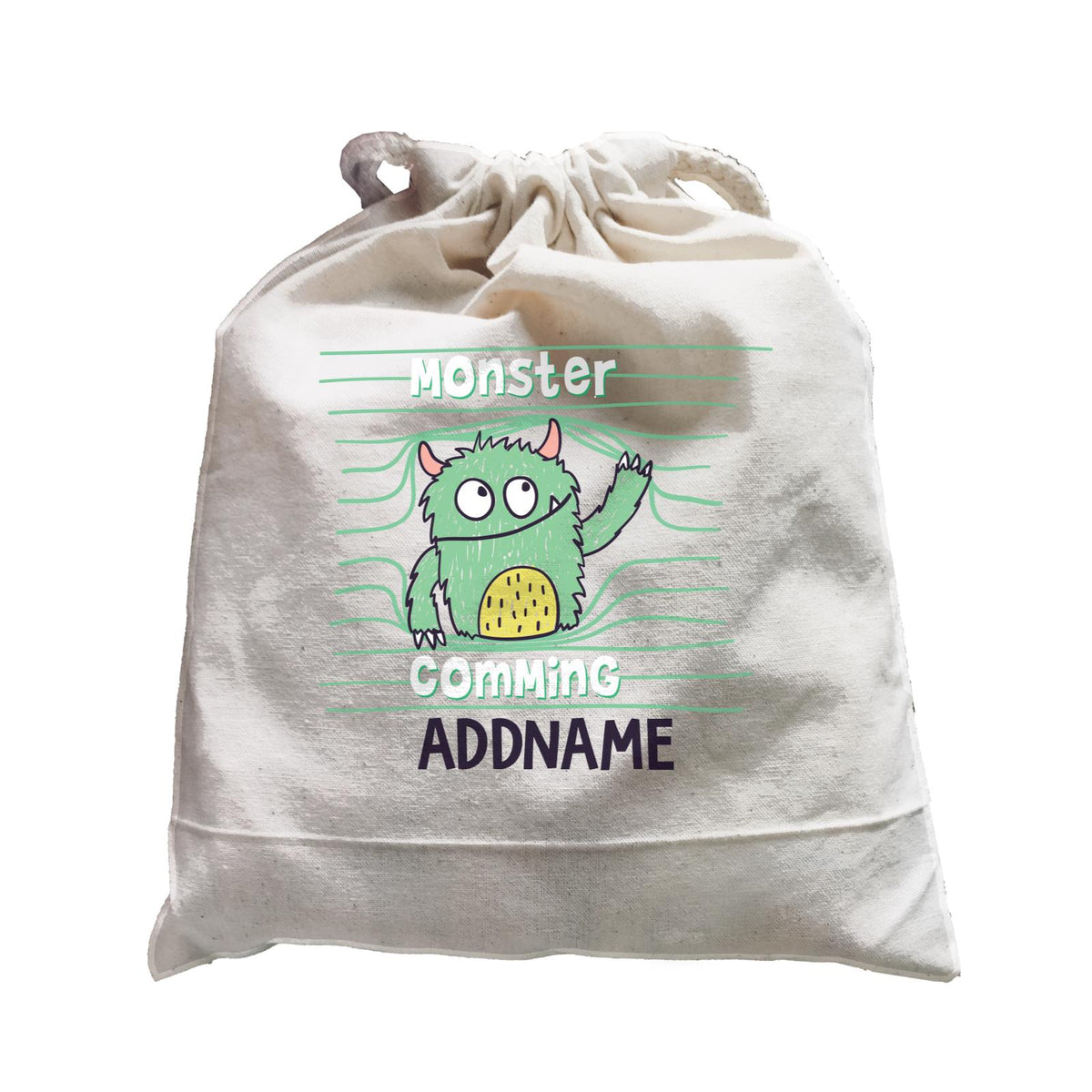 Cool Vibrant Series Monster Coming Addname Satchel