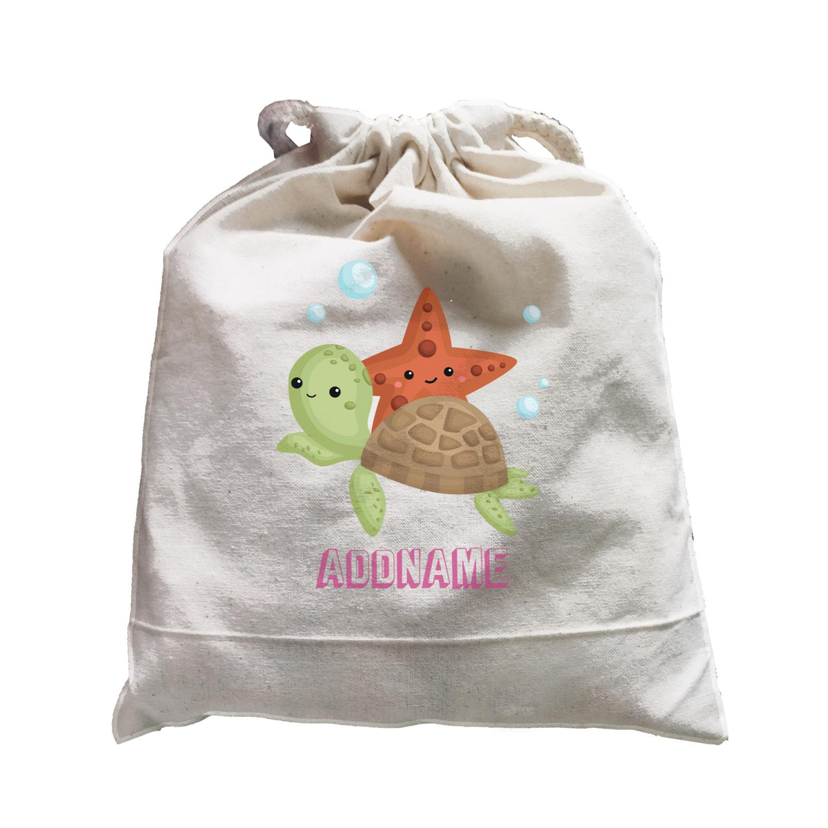 Birthday Mermaid Turtle And Starfish Addname Satchel