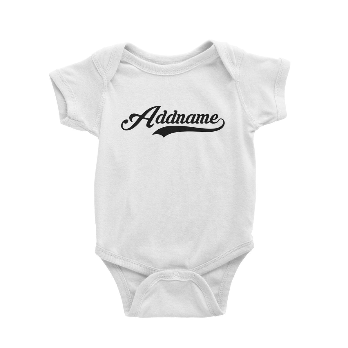 Retro Addname Baby Romper  Matching Family Personalizable Designs
