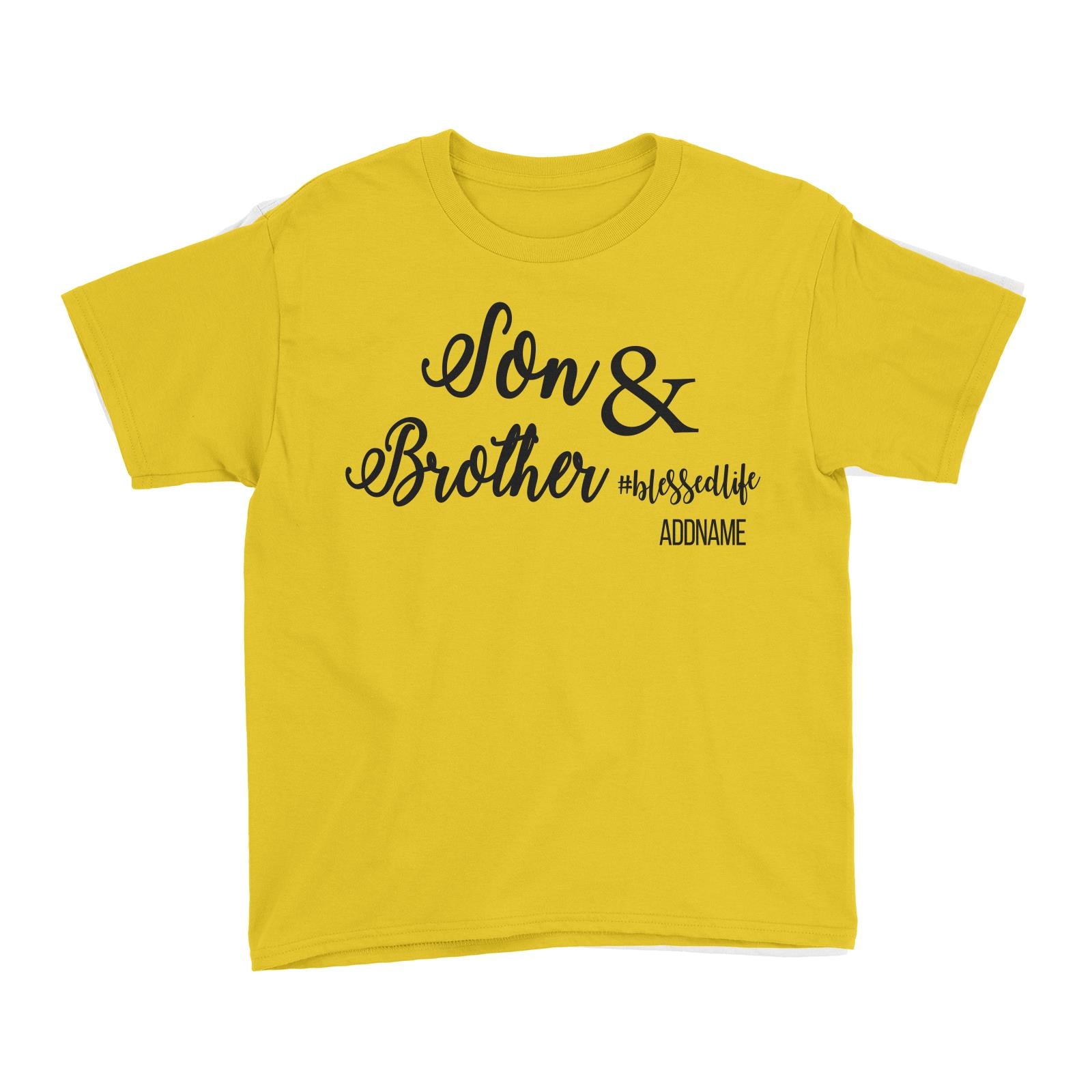 Son & Brother Kid's T-Shirt