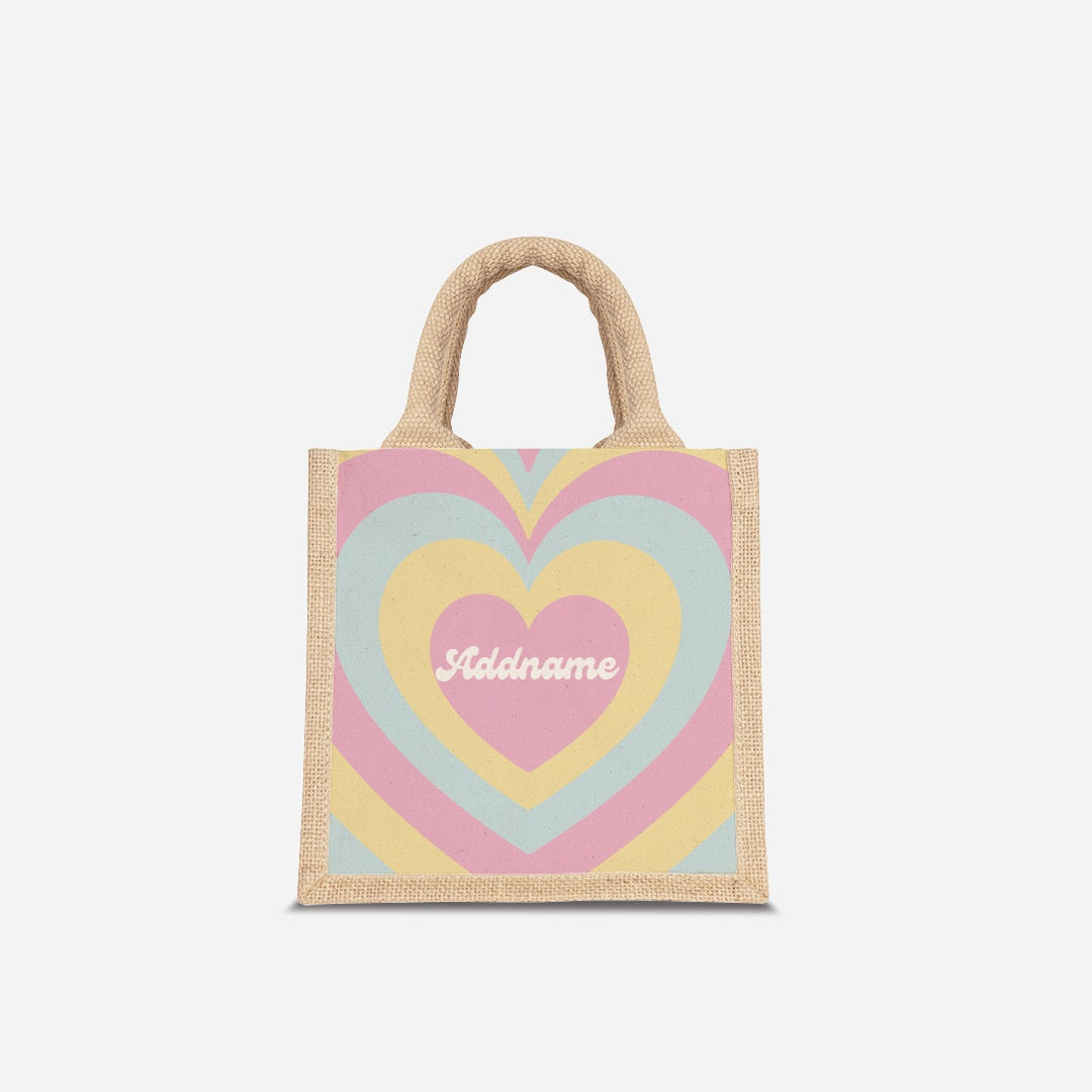 Affection Series Half Lining Lunch Bag  - Blossom Natural