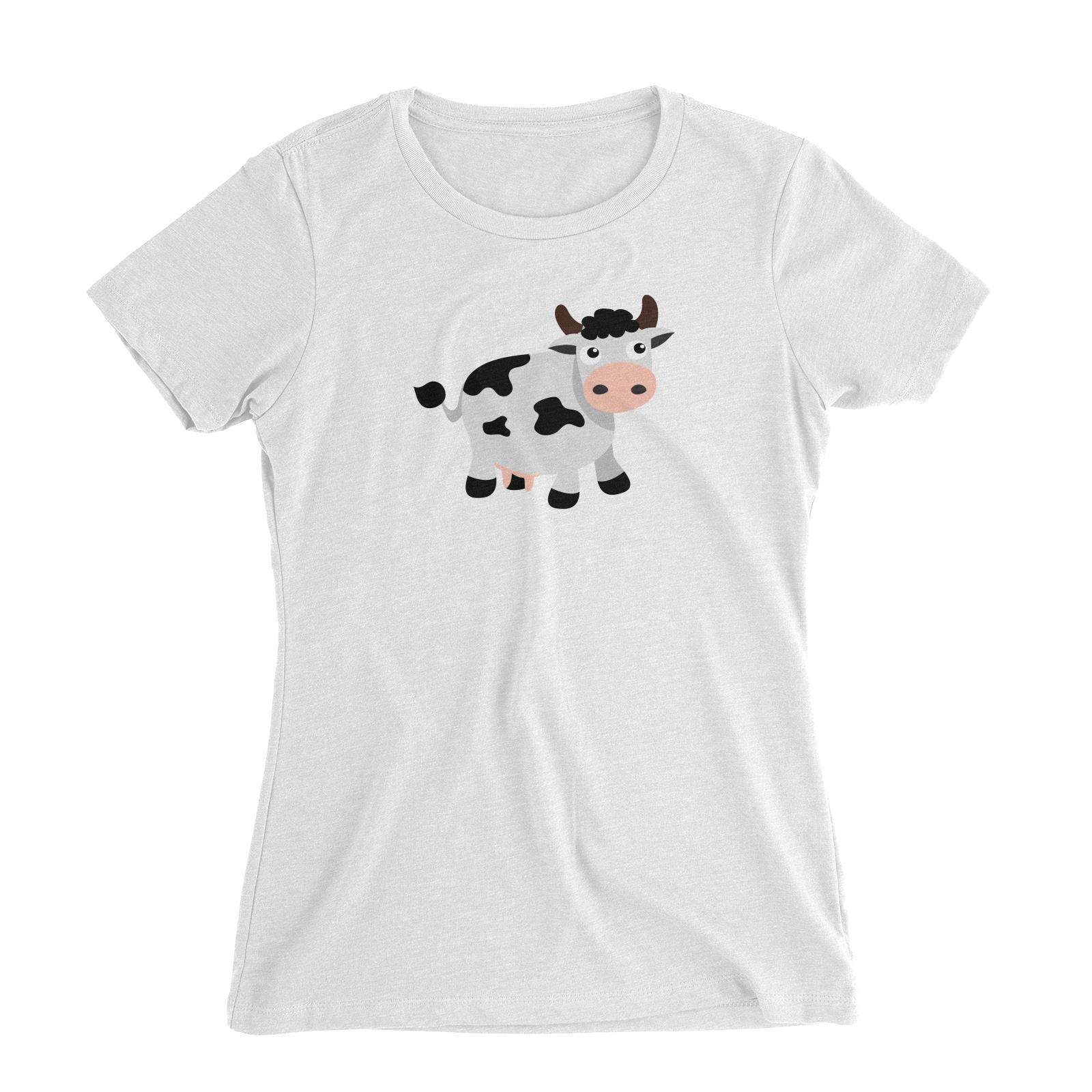 Farm Cow Addname Women's Slim Fit T-Shirt