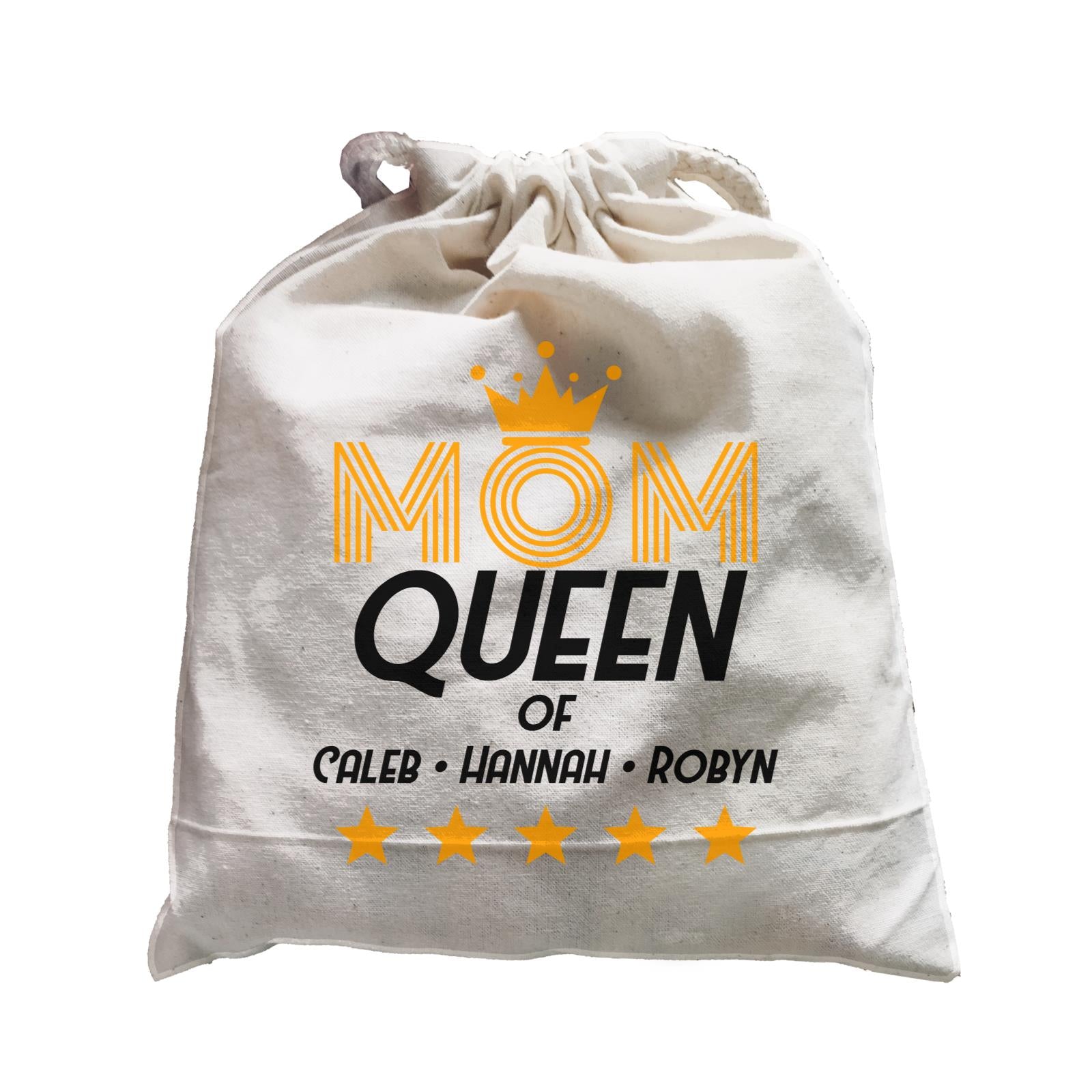 Mom with Tiara Queen of Personalizable with Text Satchel