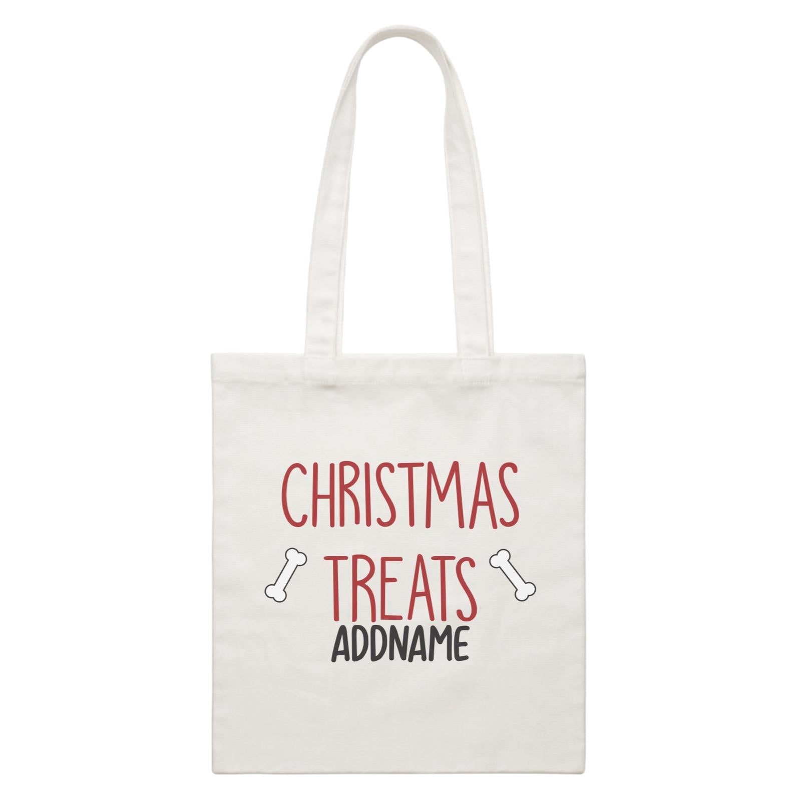 Xmas Christmas Treats Canvas Bag