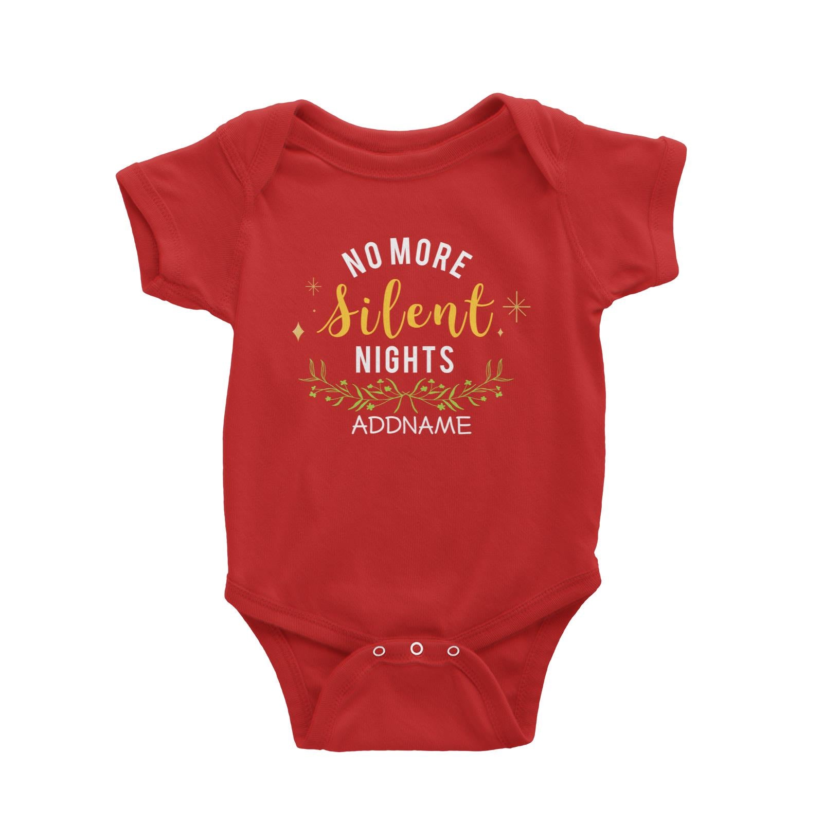 Xmas No More Silent Nights Baby Romper