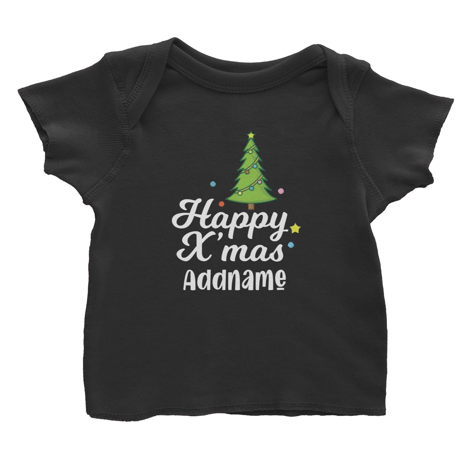 Christmas Series Christmas Tree Happy X'mas Baby T-Shirt