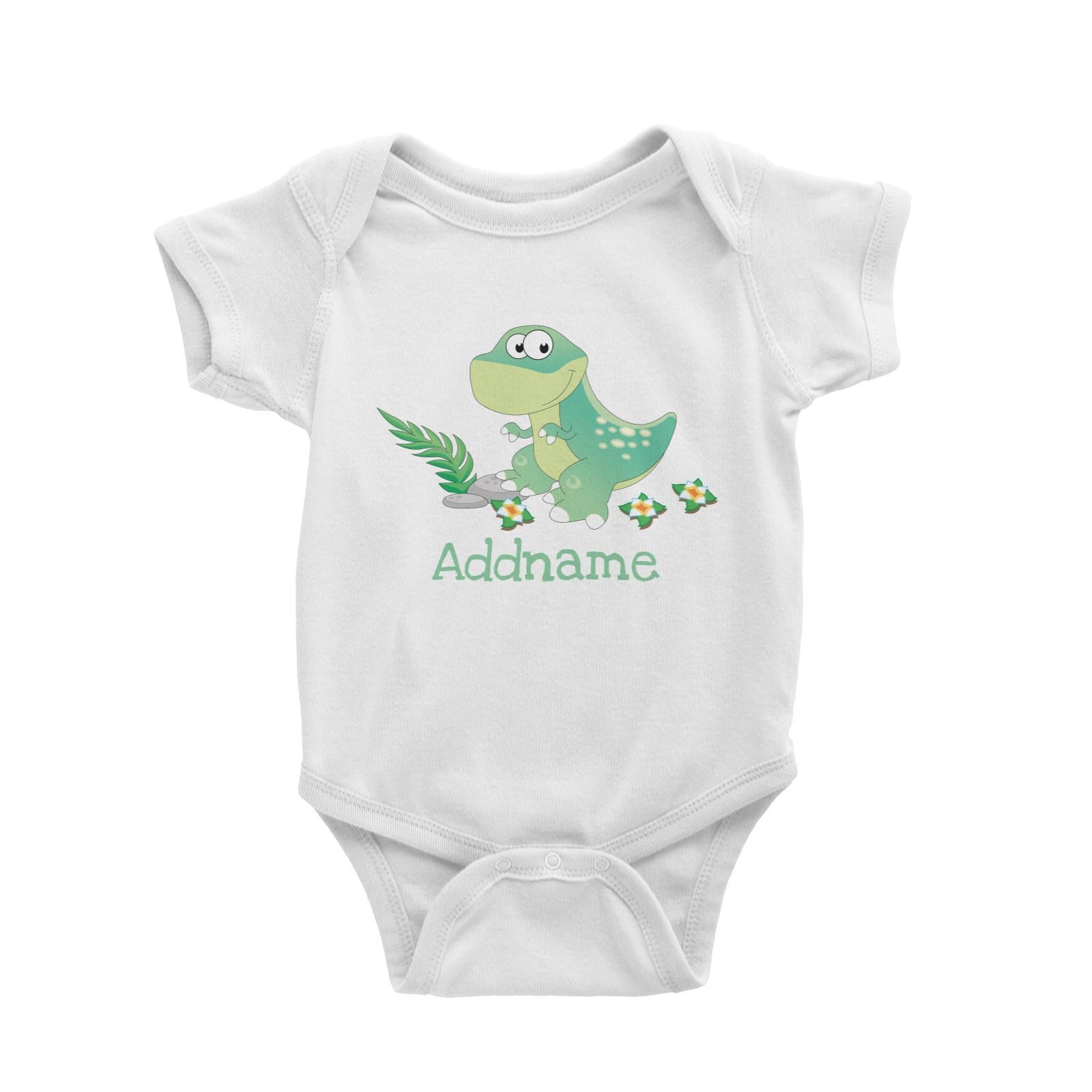 Dinosaurs T Rex Addname Baby Romper