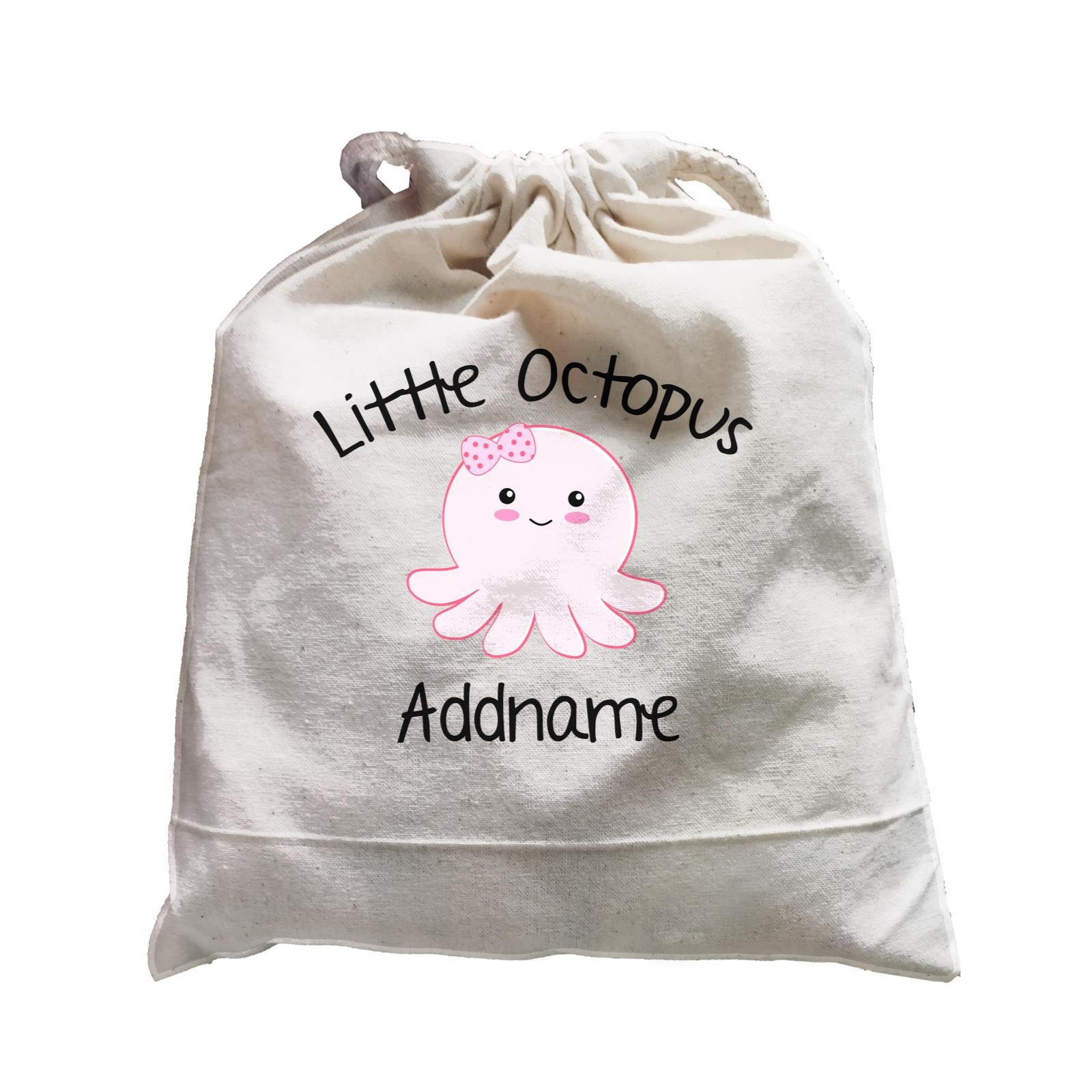 Cute Animals And Friends Series Little Octopus Girl Addname Satchel