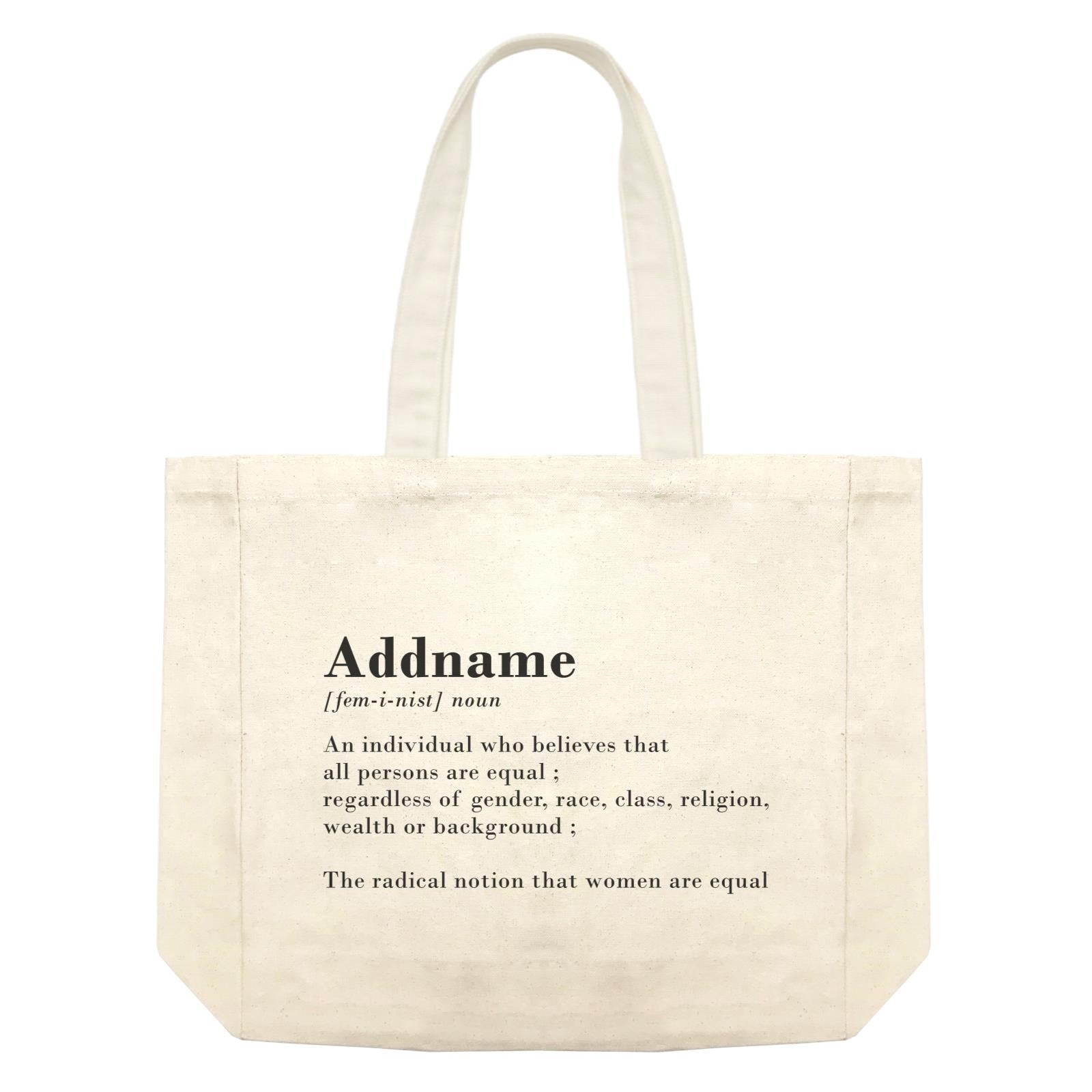 Best Friends Quotes Addname Feminist Noun Meaning Shopping Bag