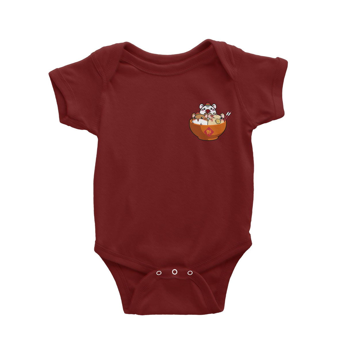 Prosperous Pocket Mouse Series Family Harmony Baby Romper