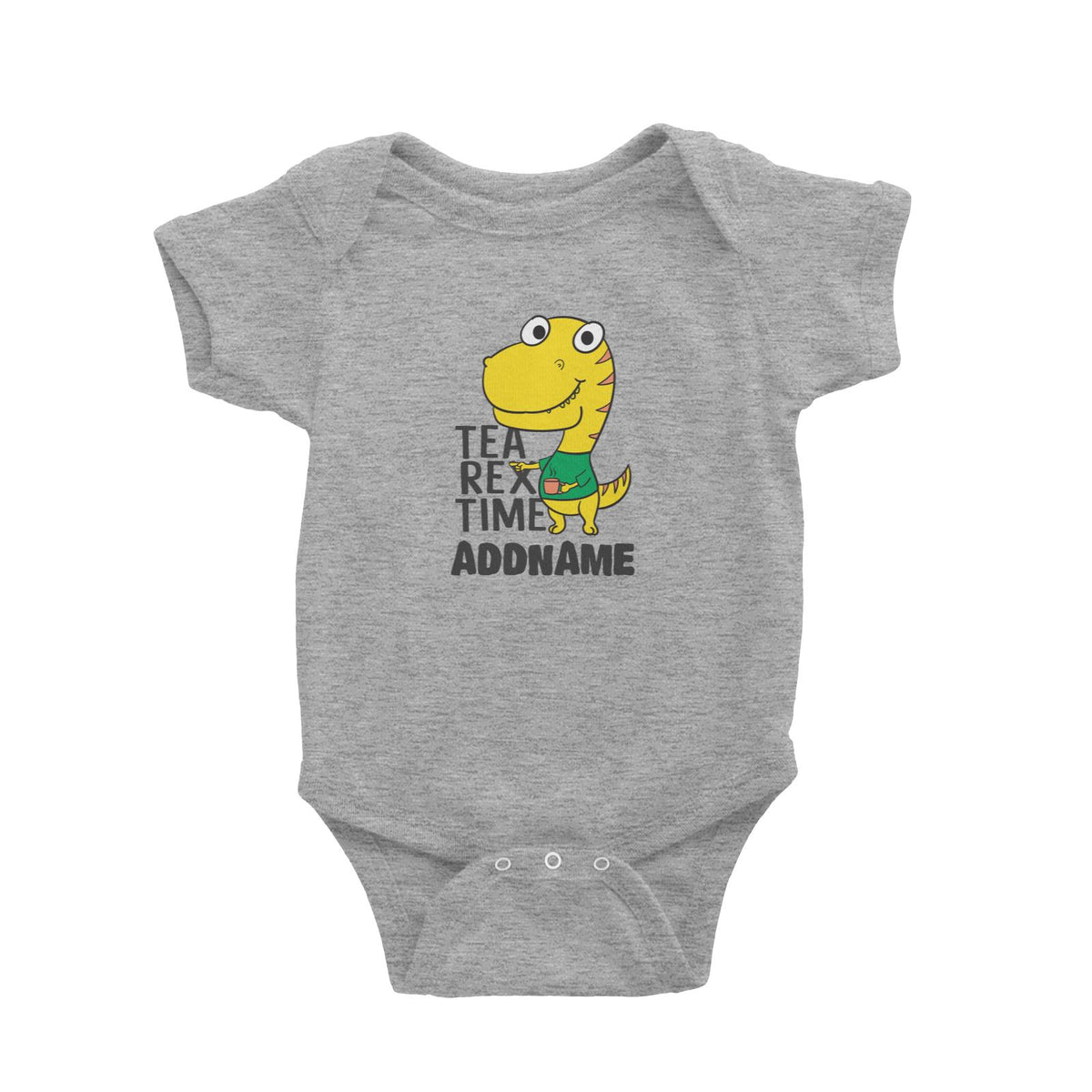 Super Cute Dinosaur Tea Rex Time Baby Romper
