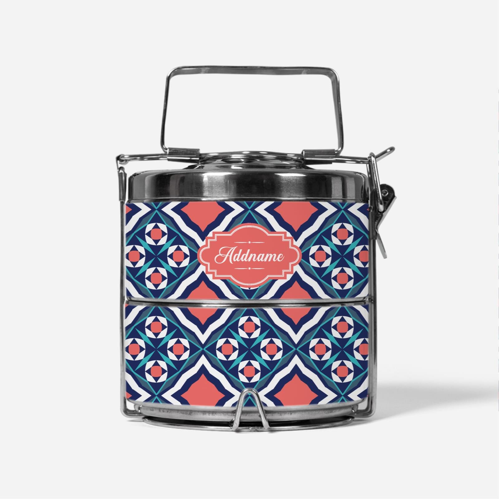 Moroccan Series Two Tier Tiffin Carrier - Chihab