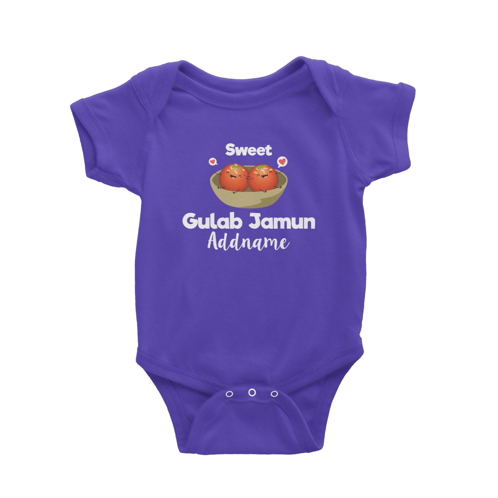 Sweet Gulab Jamun Addname Baby Romper