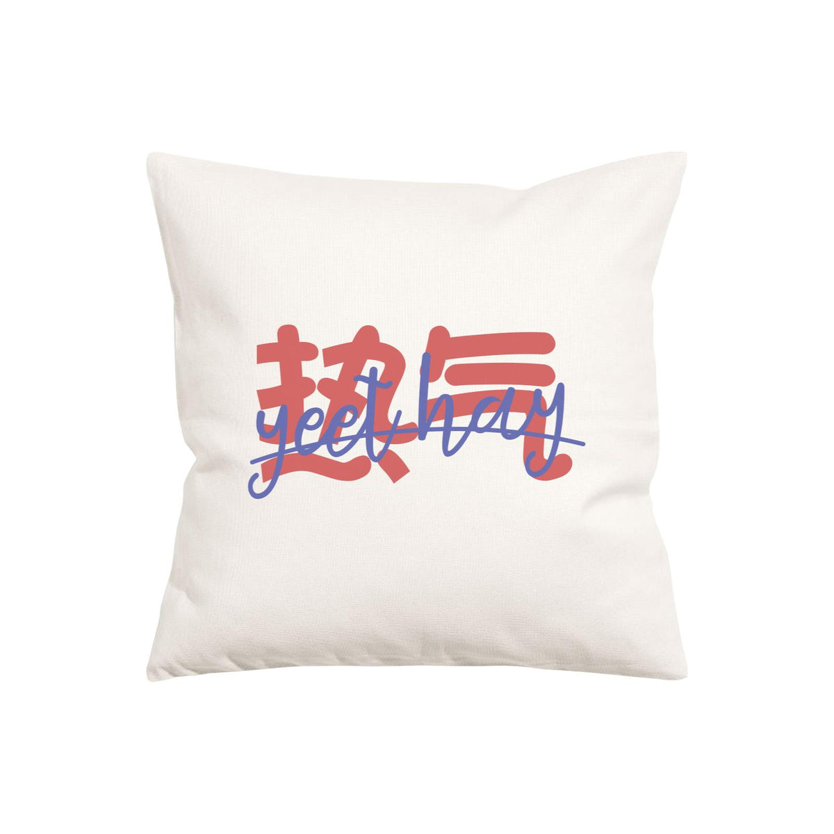 Slang Statement Yeet Hay Pillow Cushion