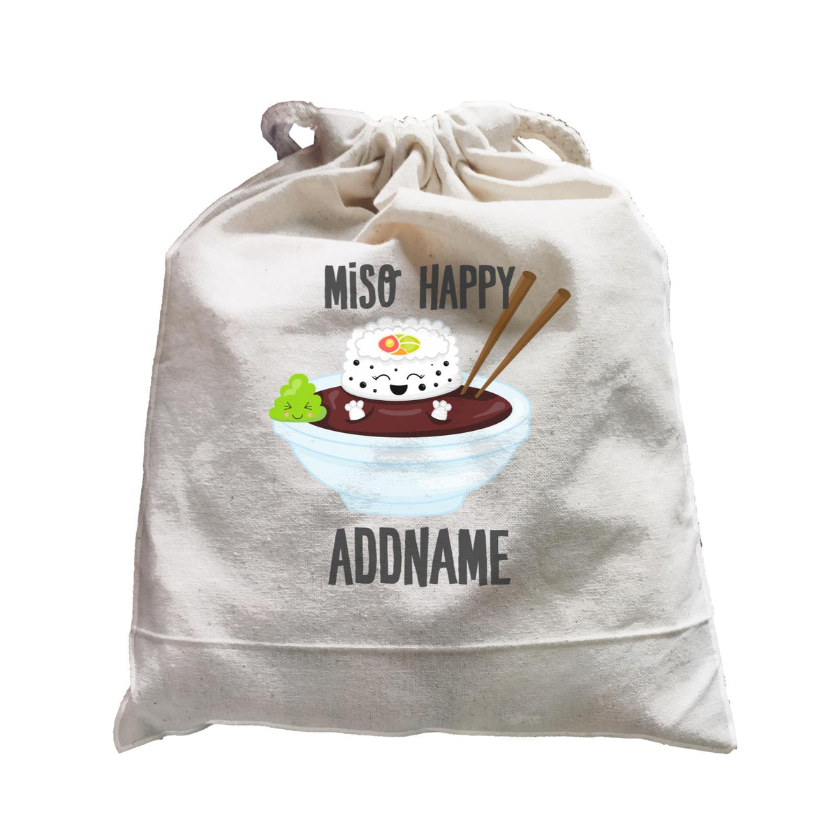 Miso Happy Sushi in Soy Sauce Addname Satchel
