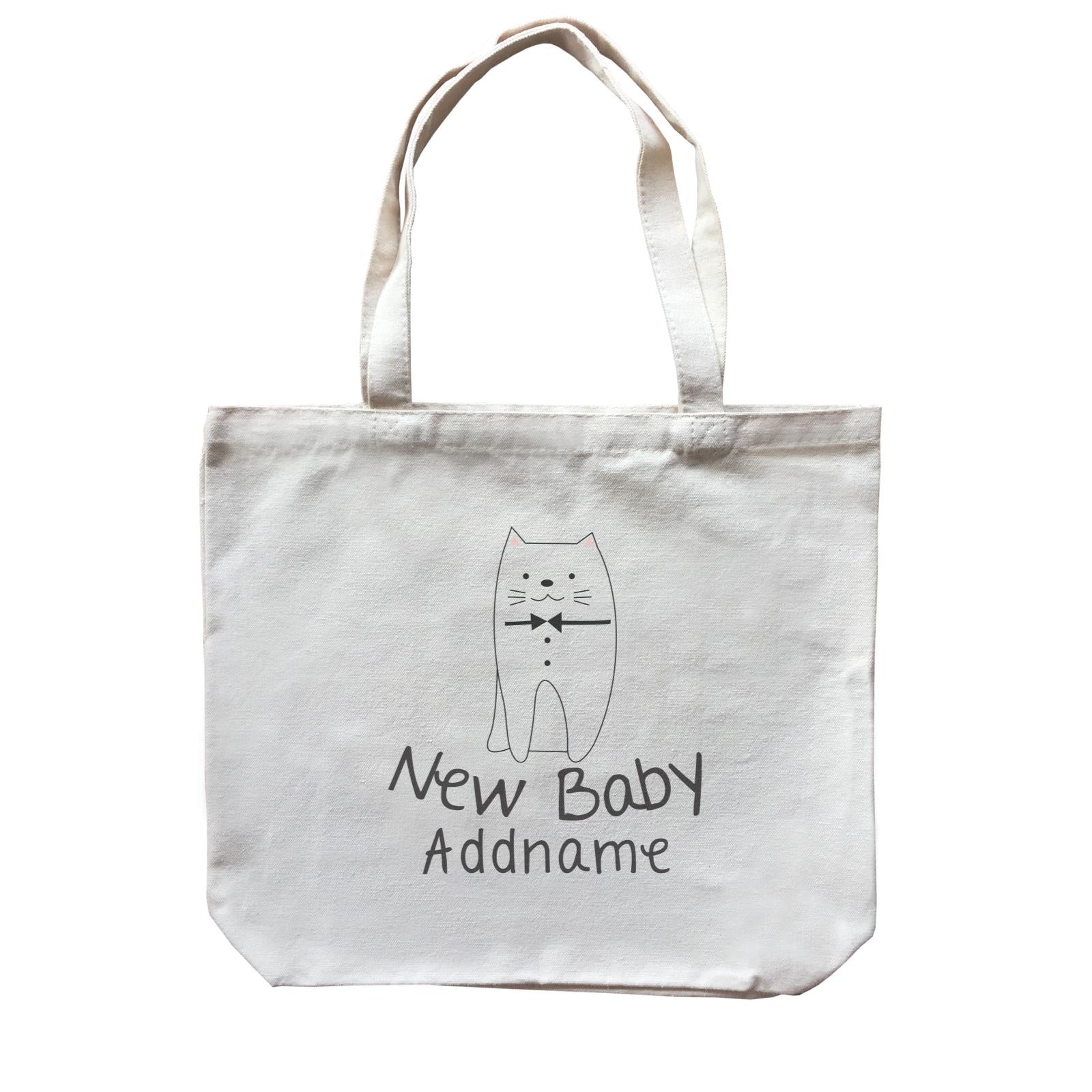 Cute Animals and Friends Series 2 Cat New Baby Addname Canvas Bag