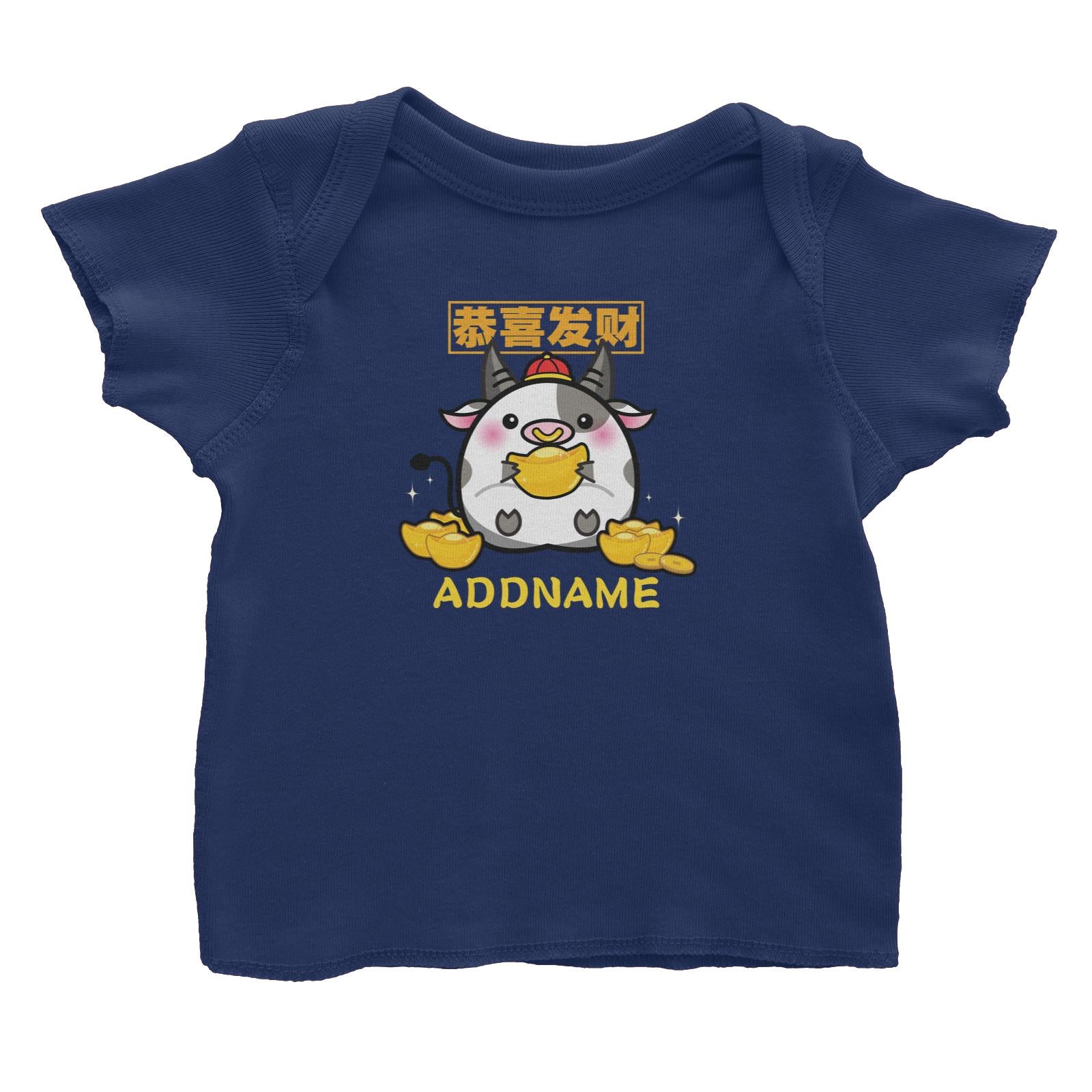 Ultra Cute Zodiac Series Cow Baby T-Shirt