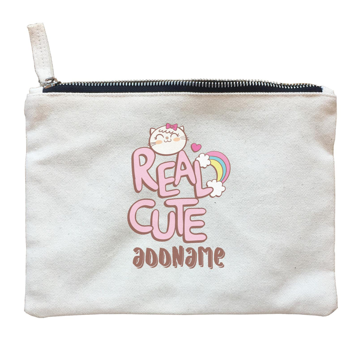Cool Cute Animals Cats Real Cute Addname Zipper Pouch