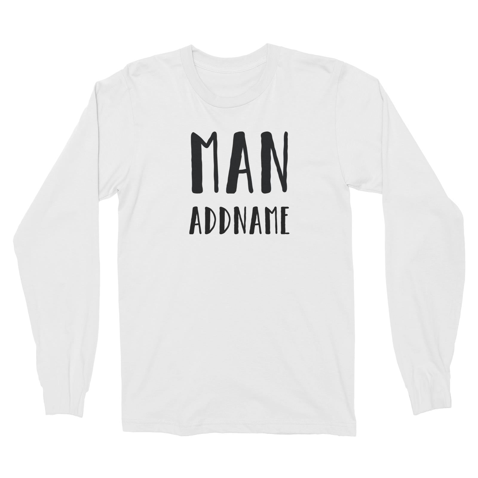Matching Dog And Owner Man Addname Long Sleeve Unisex T-Shirt