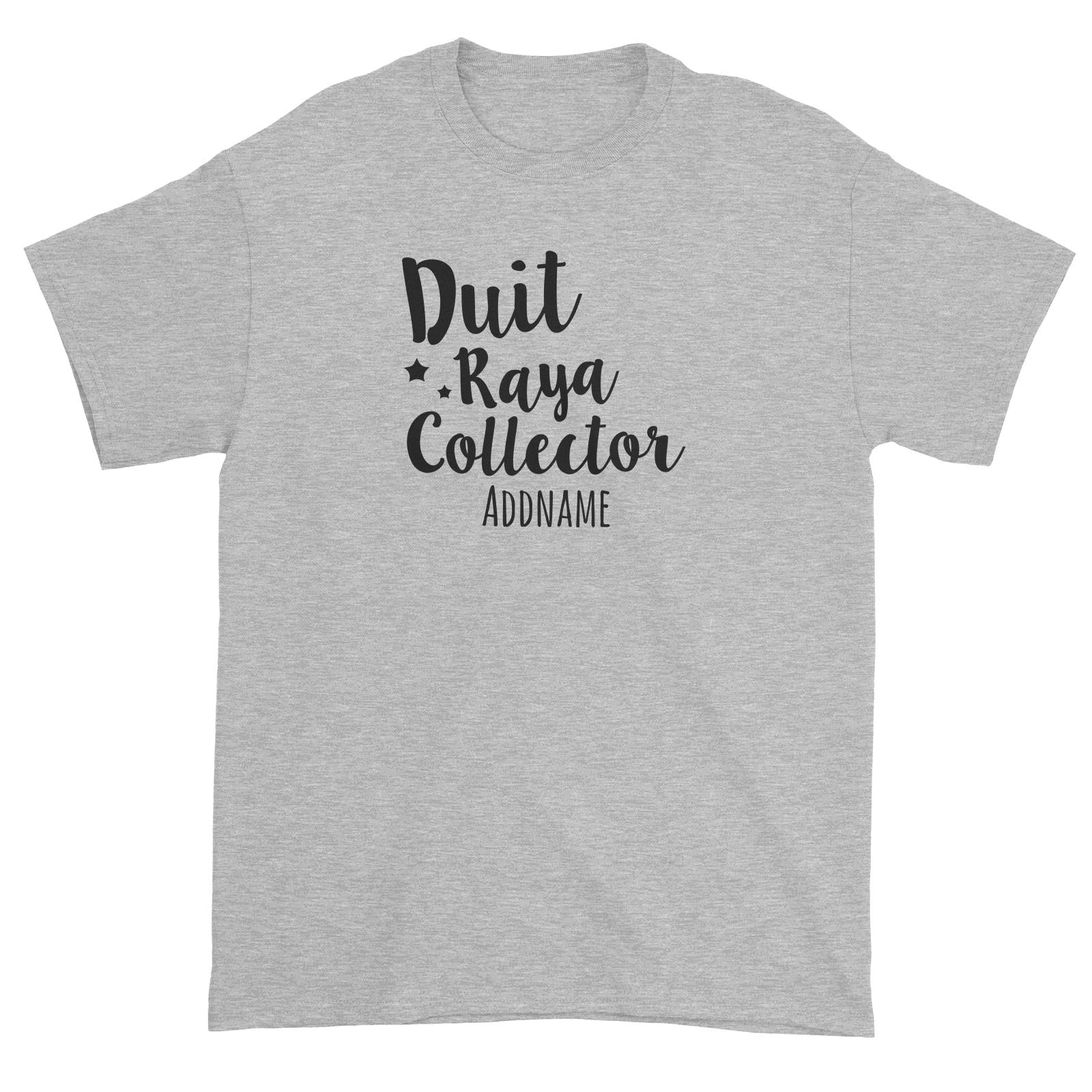 Duit Raya Collector Unisex T-Shirt  Personalizable Designs Raya Text