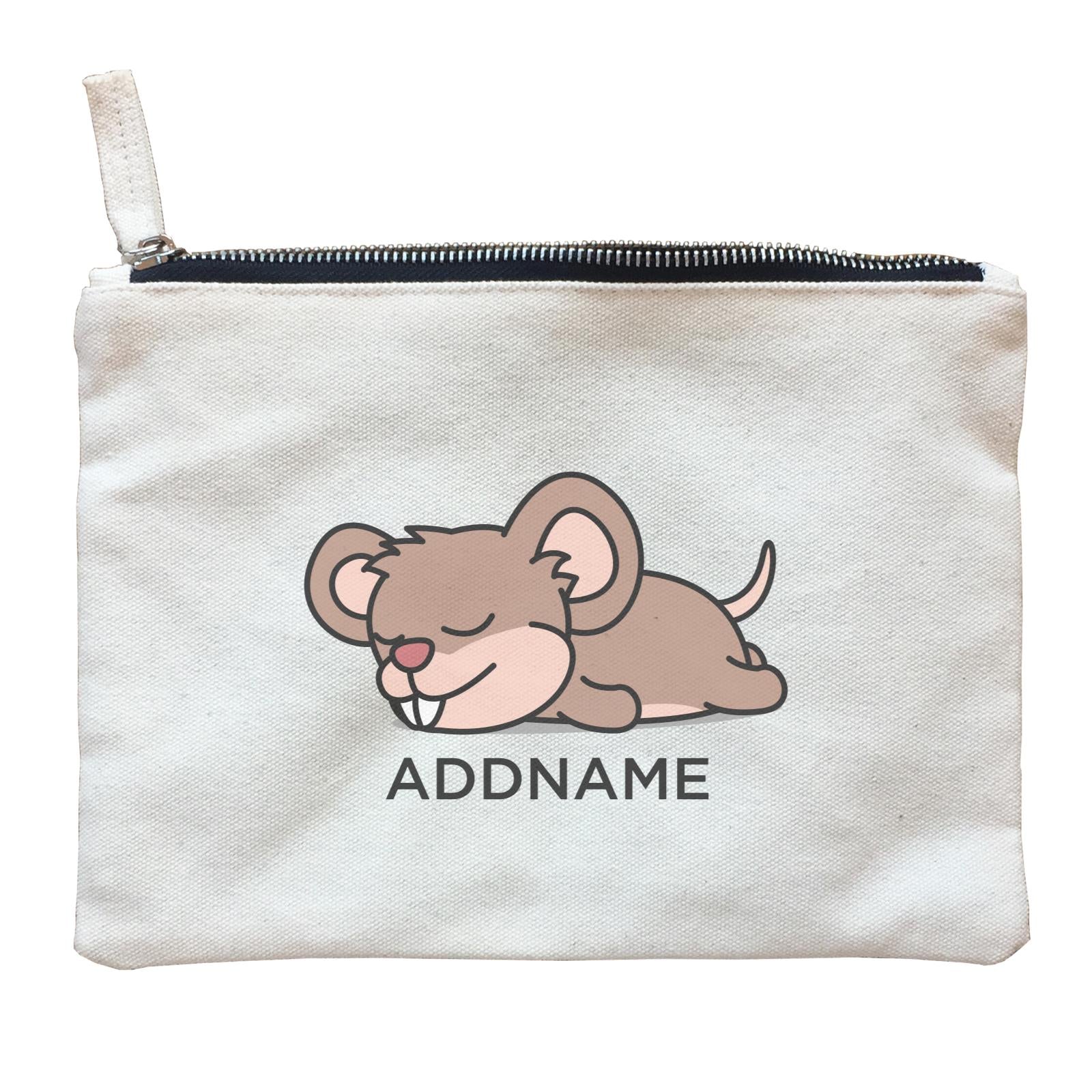 Lazy Rat Addname Zipper Pouch