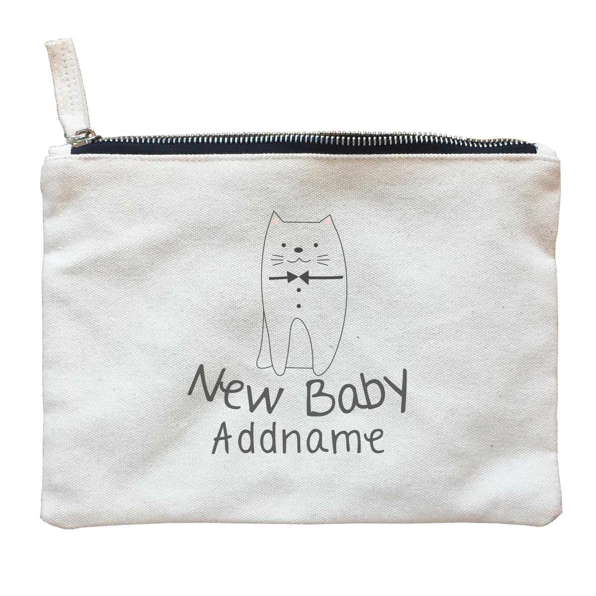 Cute Animals and Friends Series 2 Cat New Baby Addname Zipper Pouch