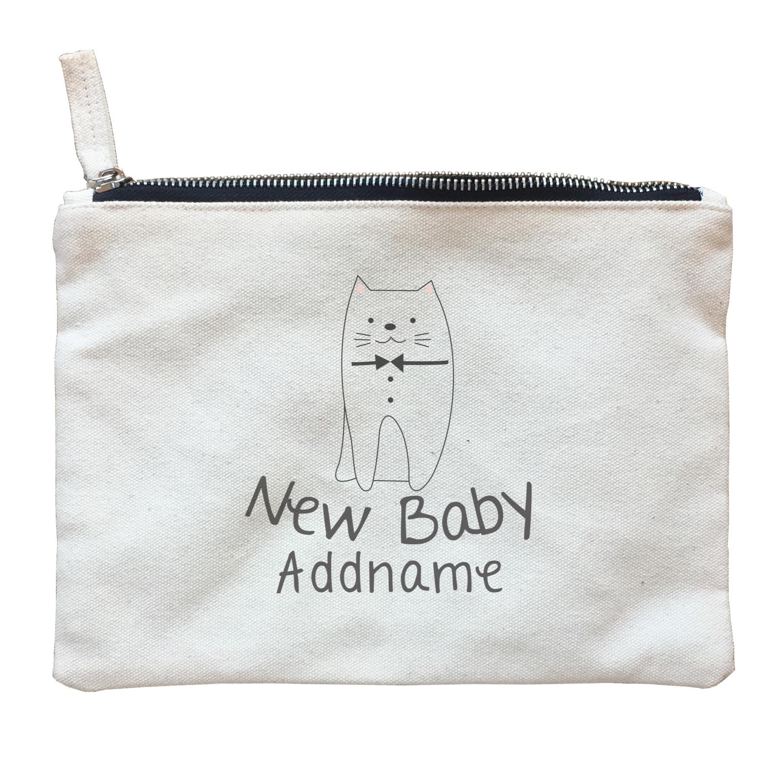 Cute Animals and Friends Series 2 Cat New Baby Addname Zipper Pouch