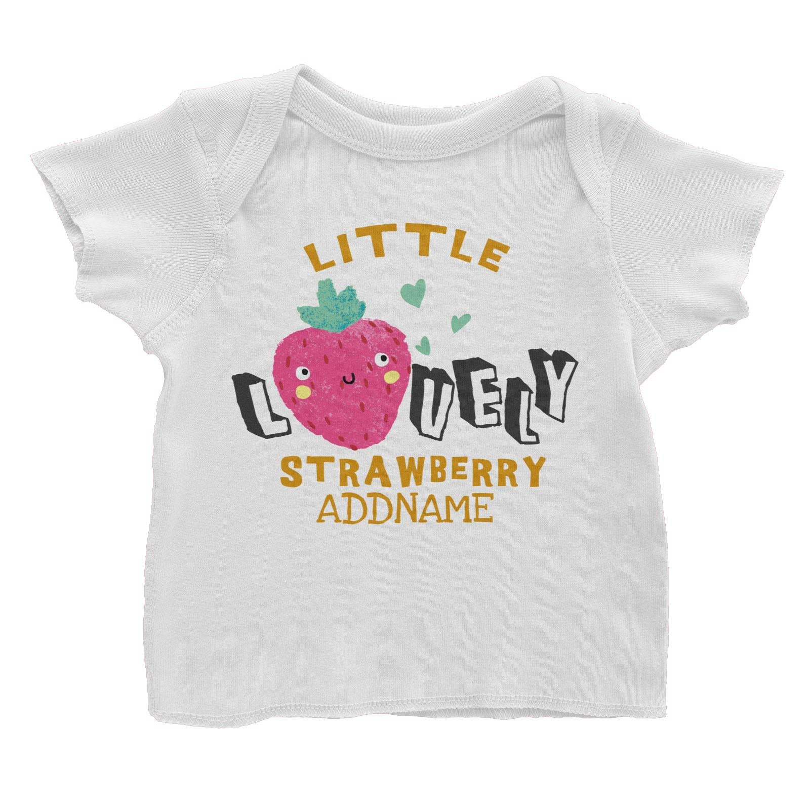 Little Lovely Strawberry Addname Baby T-Shirt