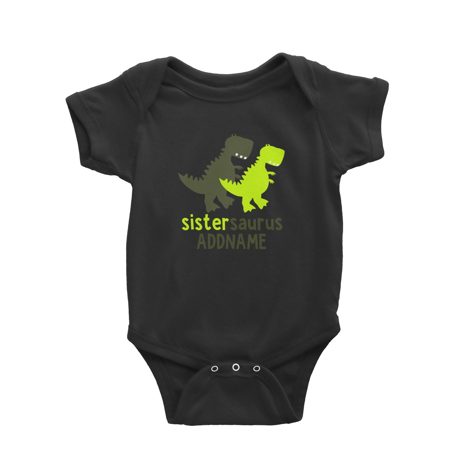 Sistersaurus Baby Romper