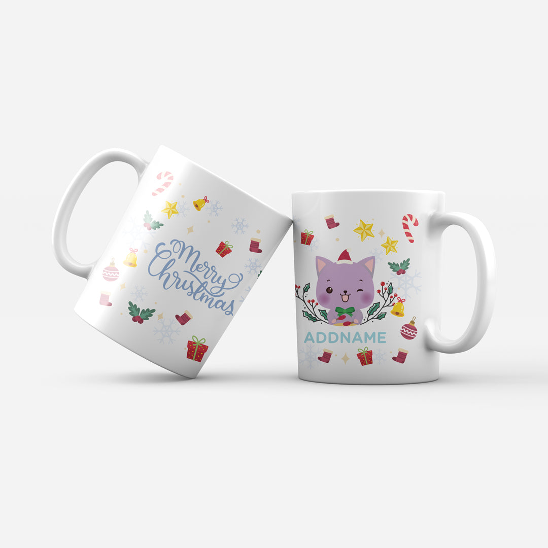 Christmas Cute Animal Series Mugs - Cat