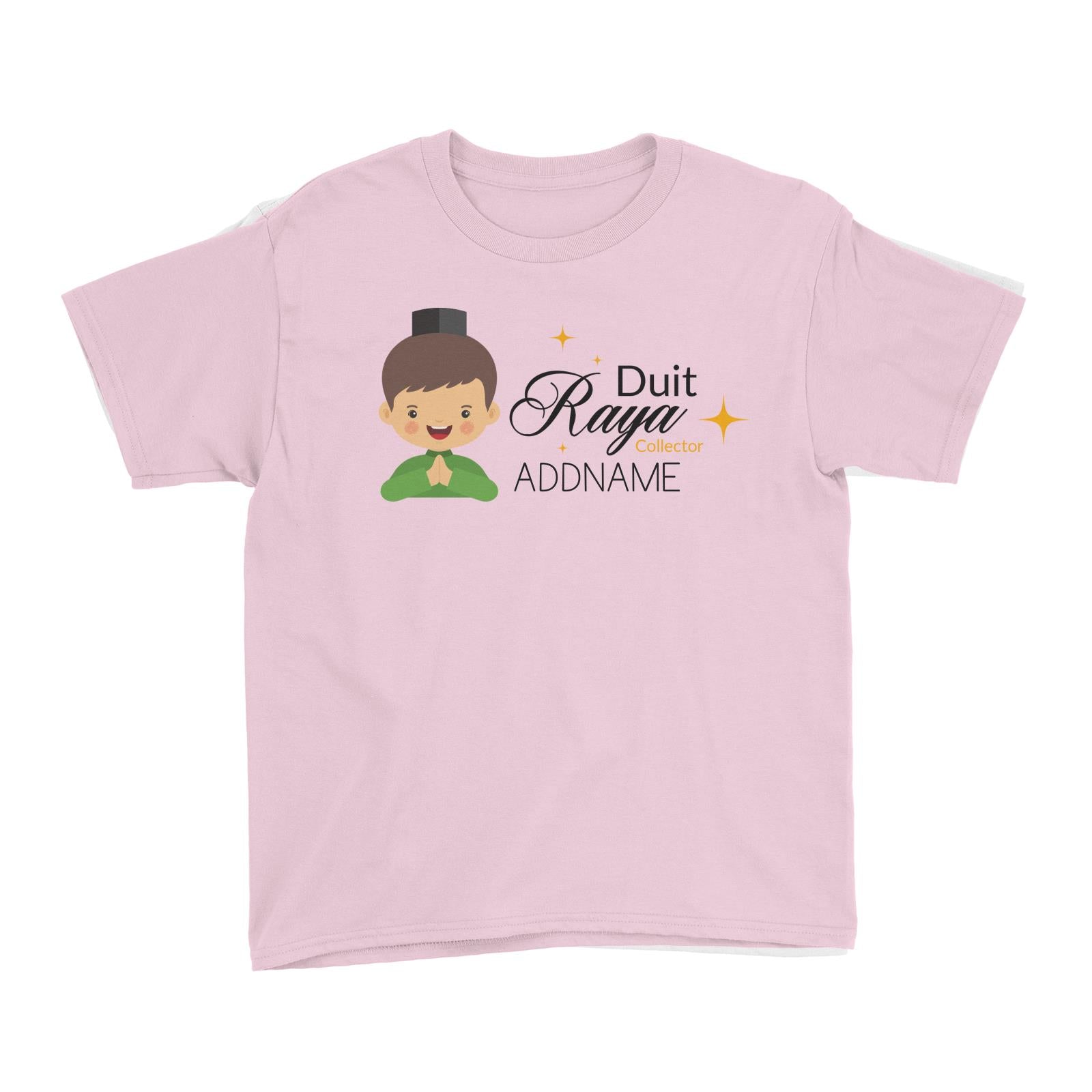 Duit Raya Collector Man Kid's T-Shirt  Personalizable Designs Sweet Character