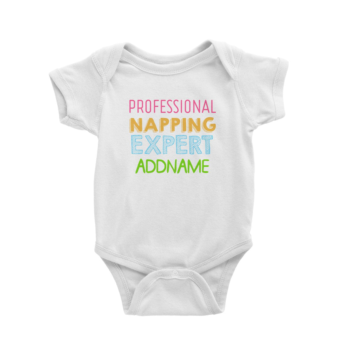 Professional Napping Expert Addname Baby Romper