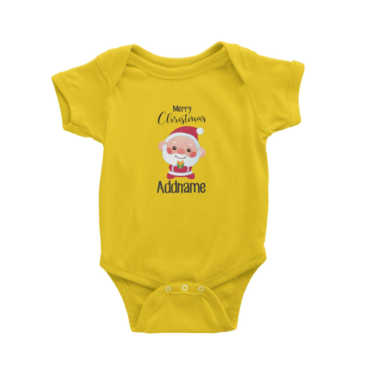 Christmas Cute Grandpa Santa Merry Christmas Baby Romper