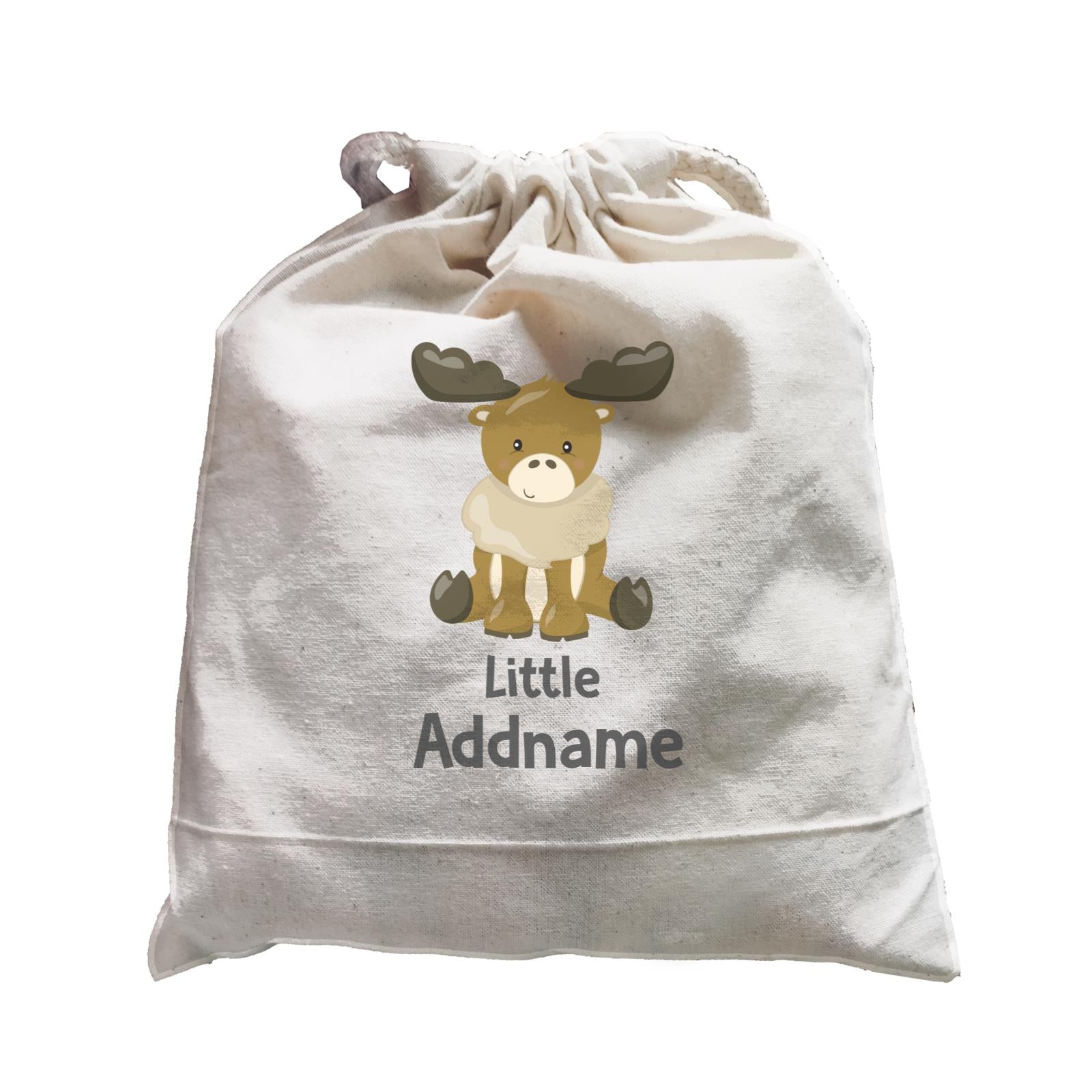 Arctic Animals Little Moose Addname Satchel