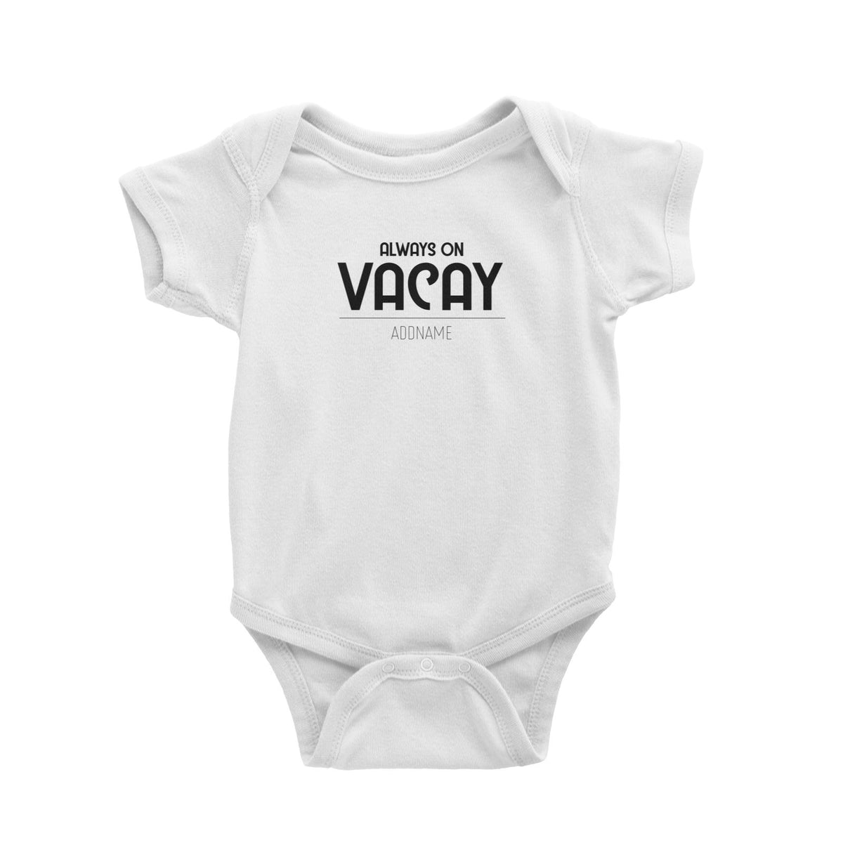 Always On Vacay Baby Romper