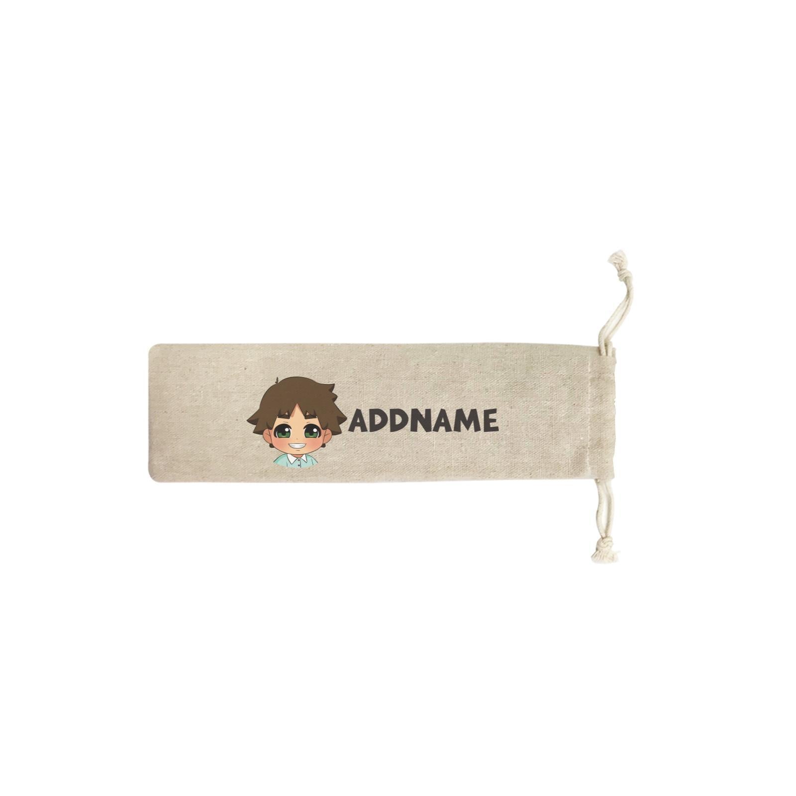 Children's Day Gift Series Little Boy Addname SB Straw Pouch (No Straws included)