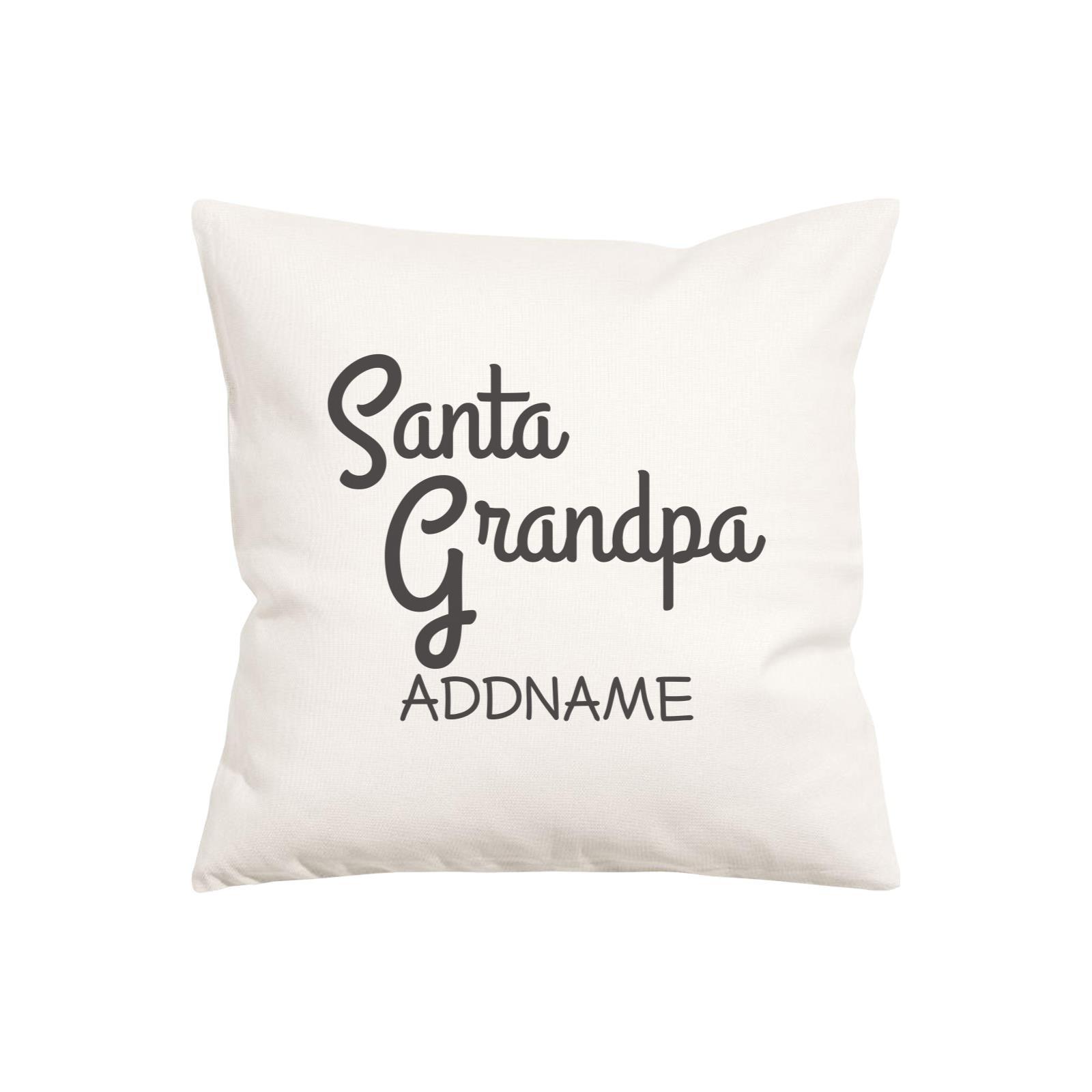 Xmas Santa Grandpa Pillow Pillow Cushion