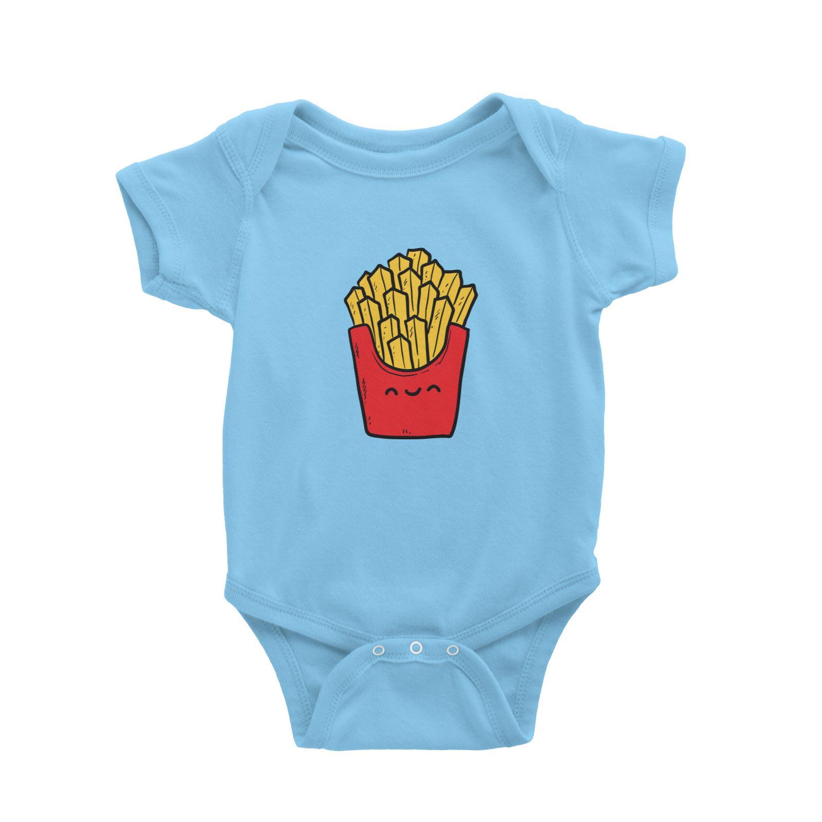 Fast Food Fries Baby Romper  Matching Family Comic Cartoon