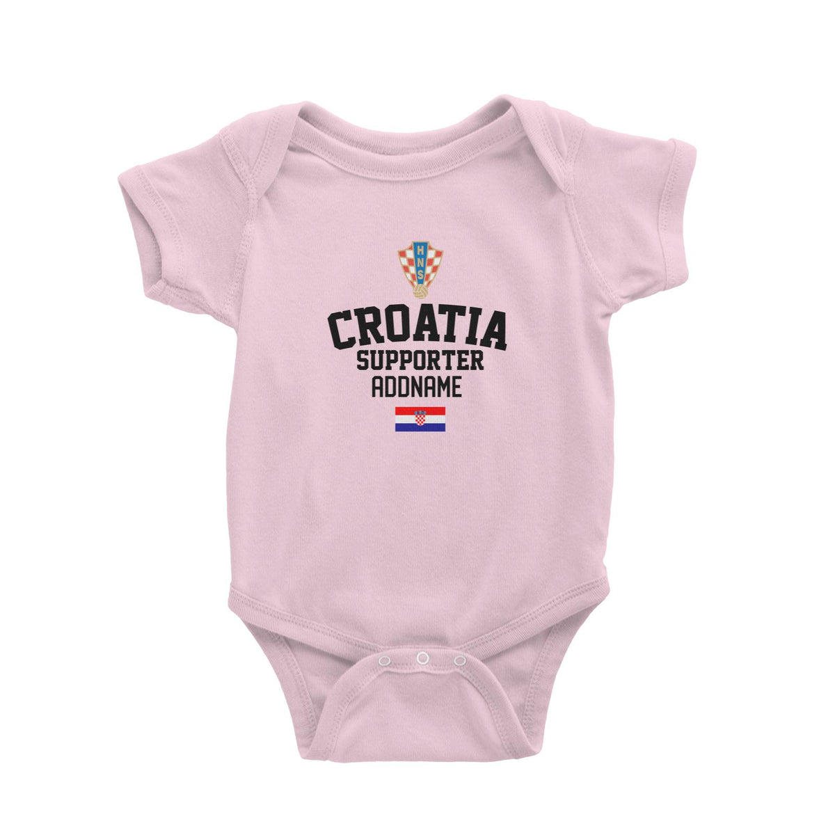 Croatia Supporter World Cup Addname Baby Romper